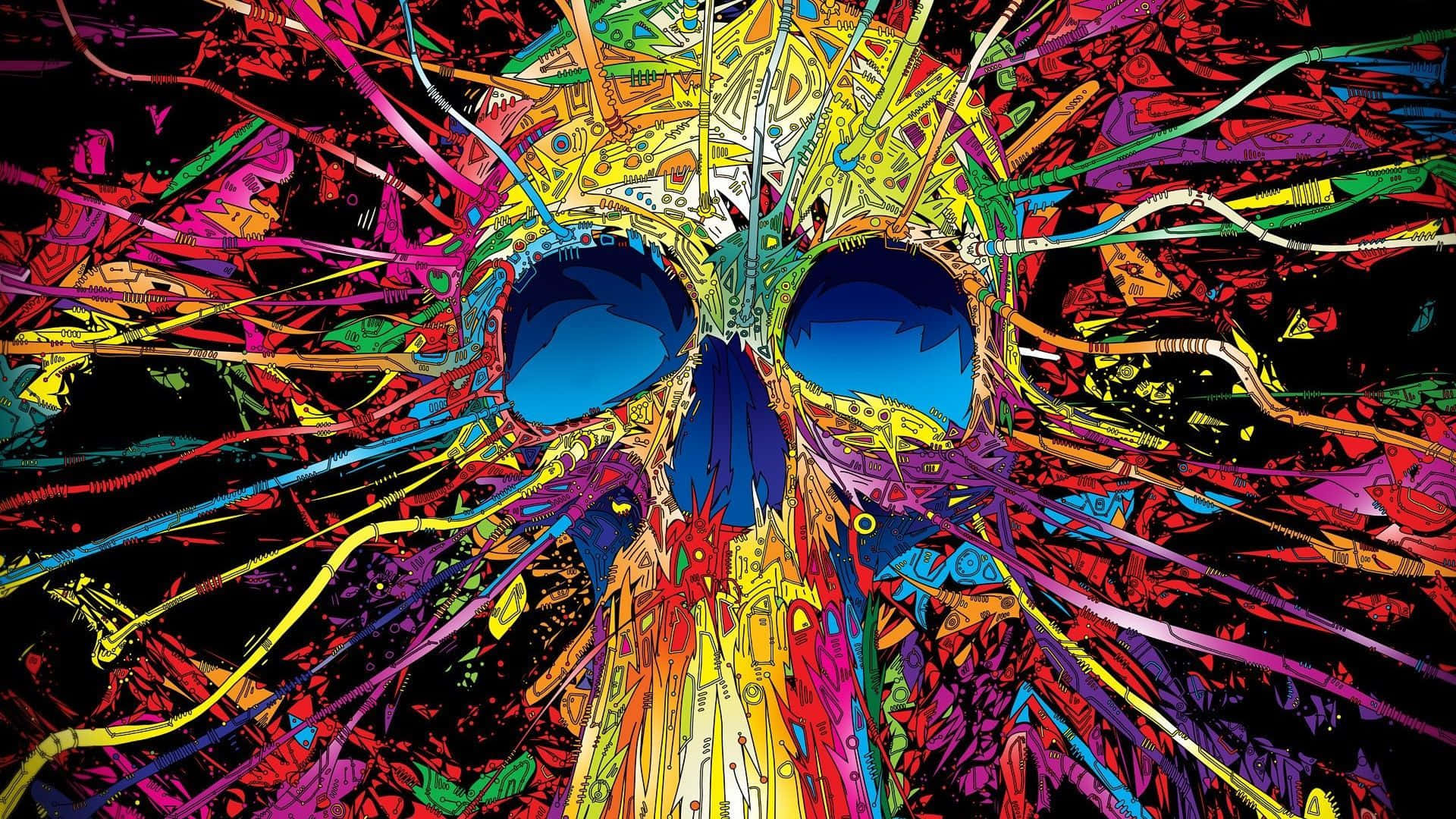 1920x1080 Download Trippy Desktop Skull Wallpaper, Desktop