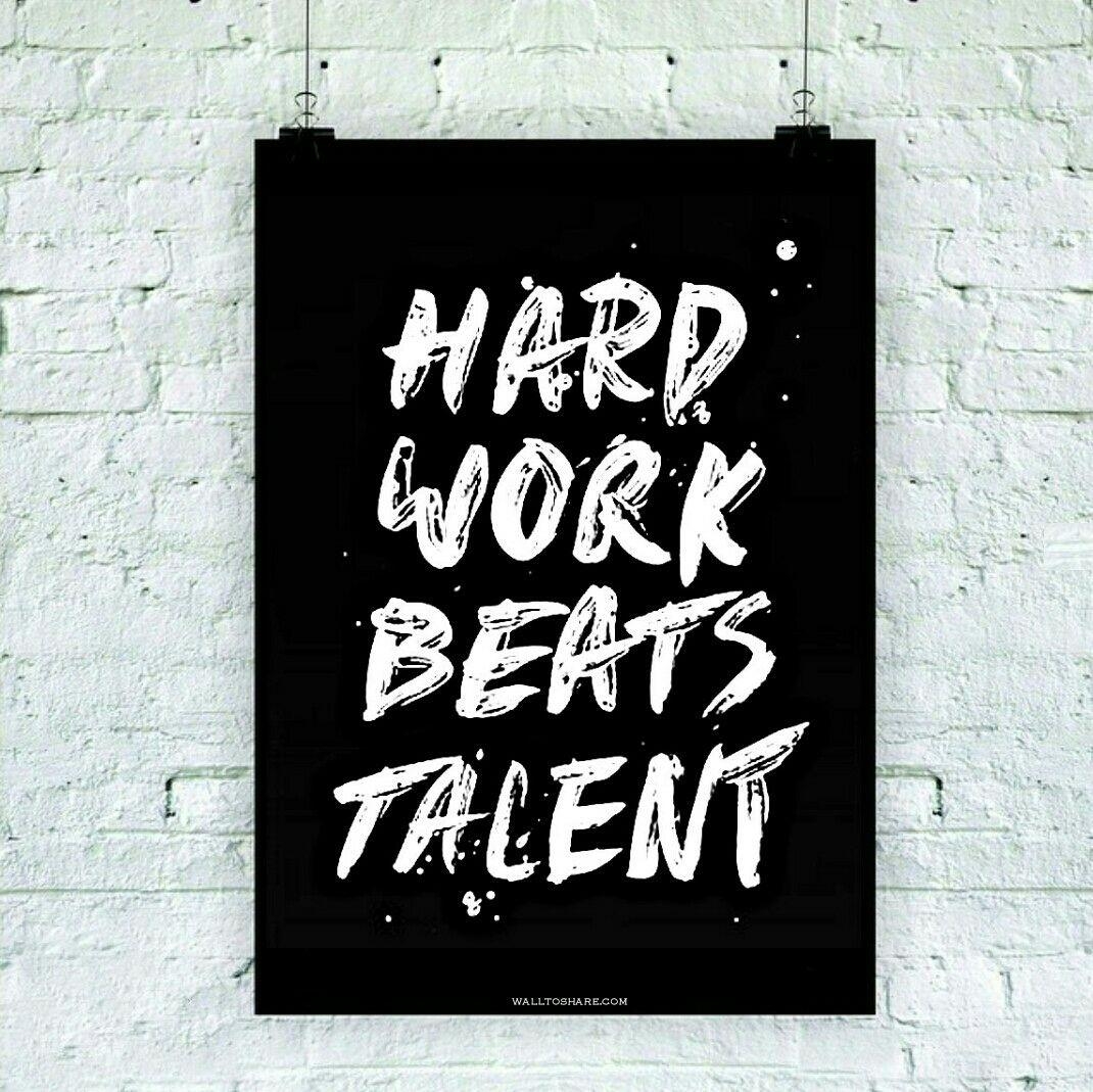 1070x1070 Hard Work Beats Talent To Share, Desktop