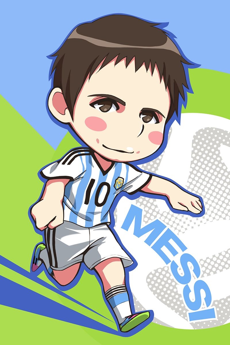 800x1200 Lionel Messi Players Anime Image Board, Phone