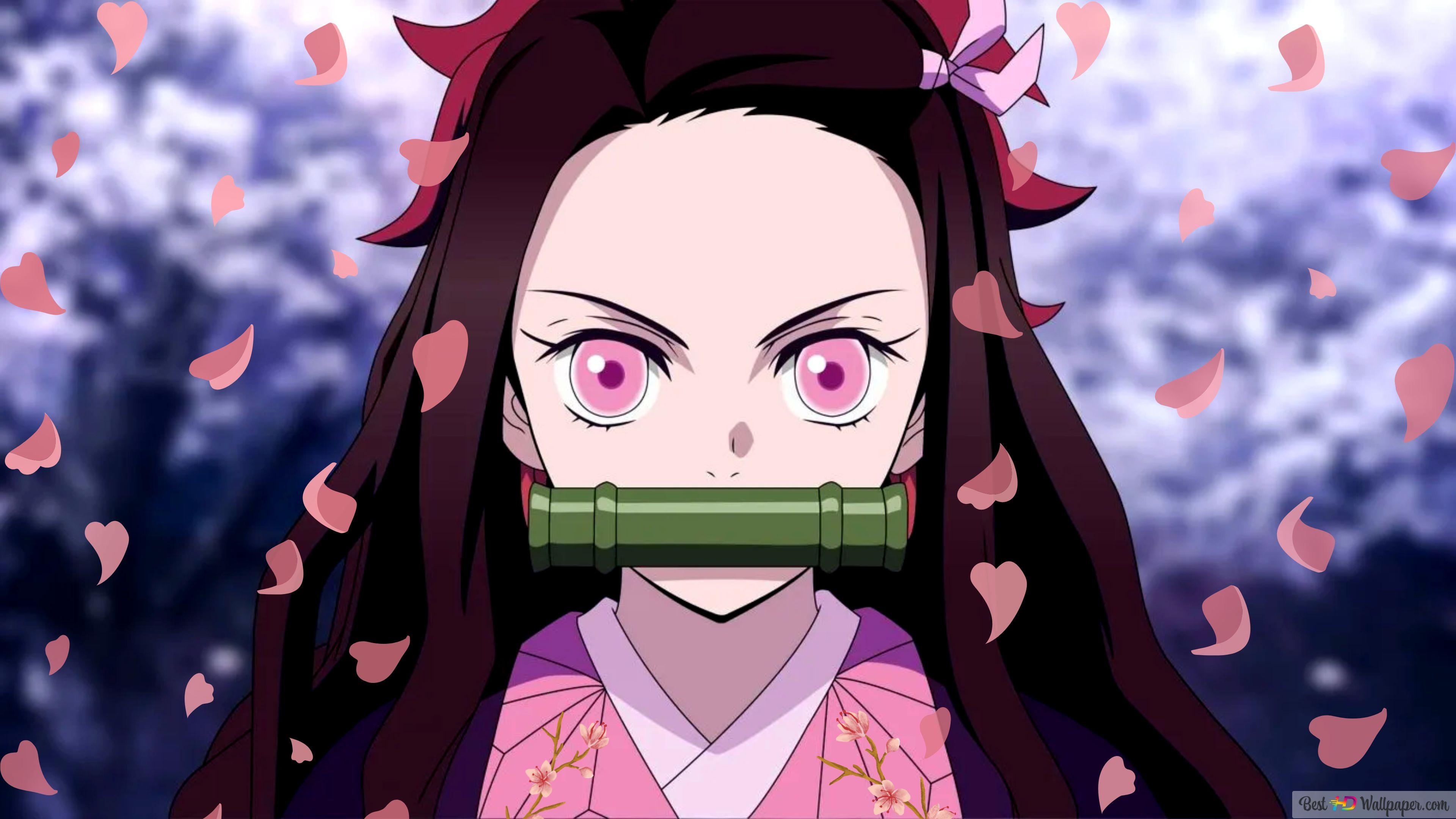 3840x2160 Nezuko Kamado in Demon Slayer 4K wallpaper download, Desktop