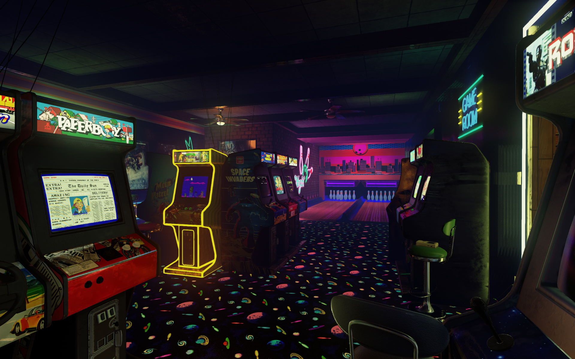 1920x1200 retro arcade wallpaper, Desktop
