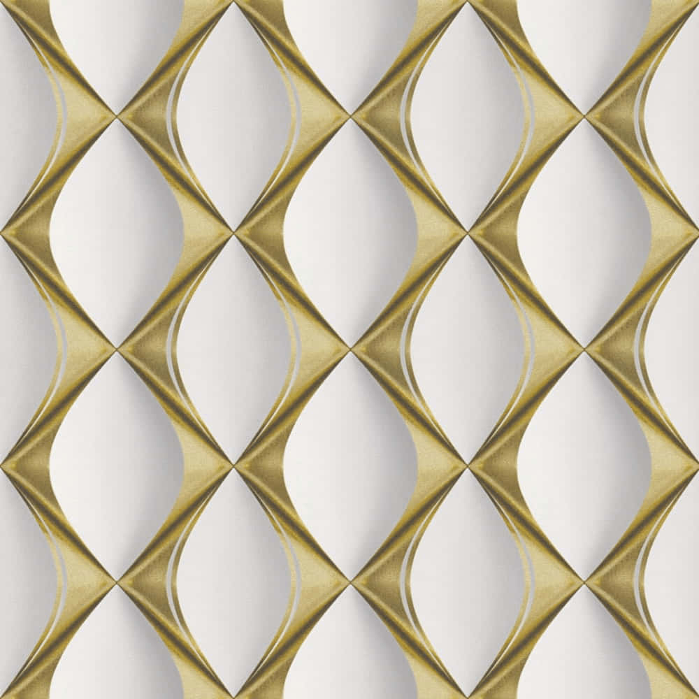 1000x1000 Download Diamond Pattern Gold And White, Phone