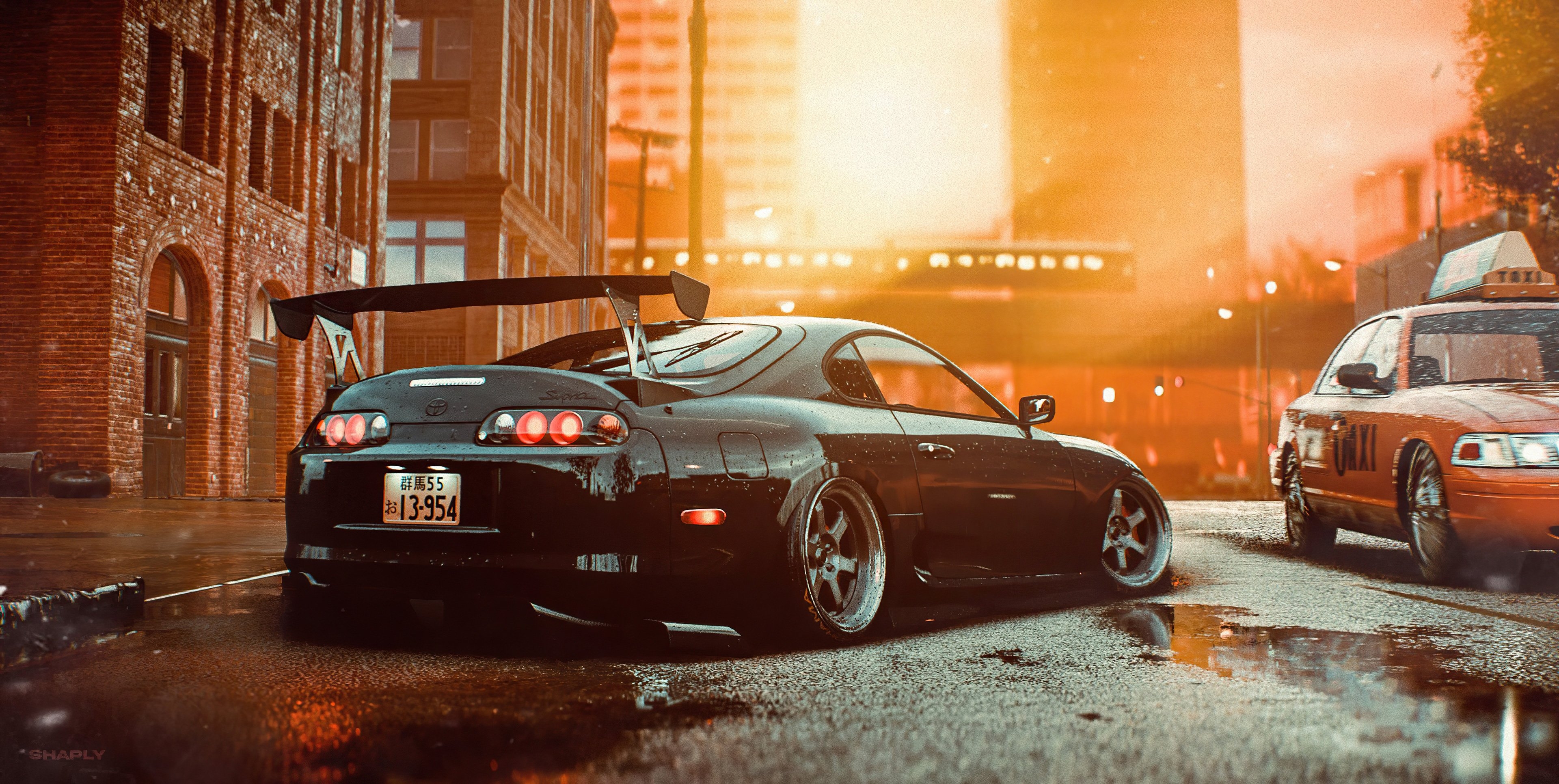 3840x1940 Supra Wallpaper, Desktop