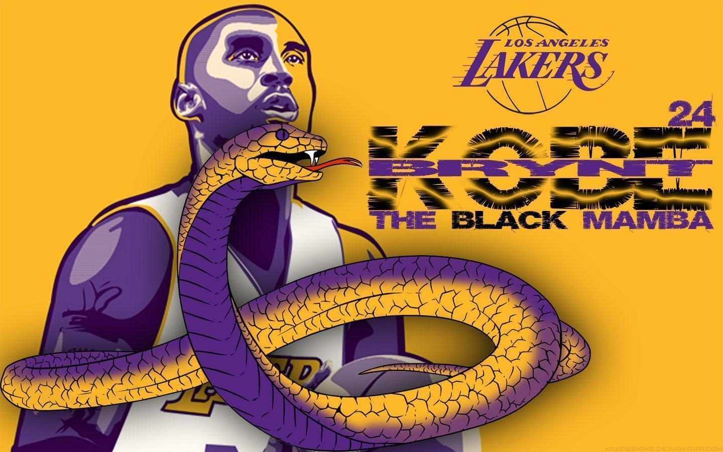 1440x900 Kobe Black Mamba Wallpaper, Desktop