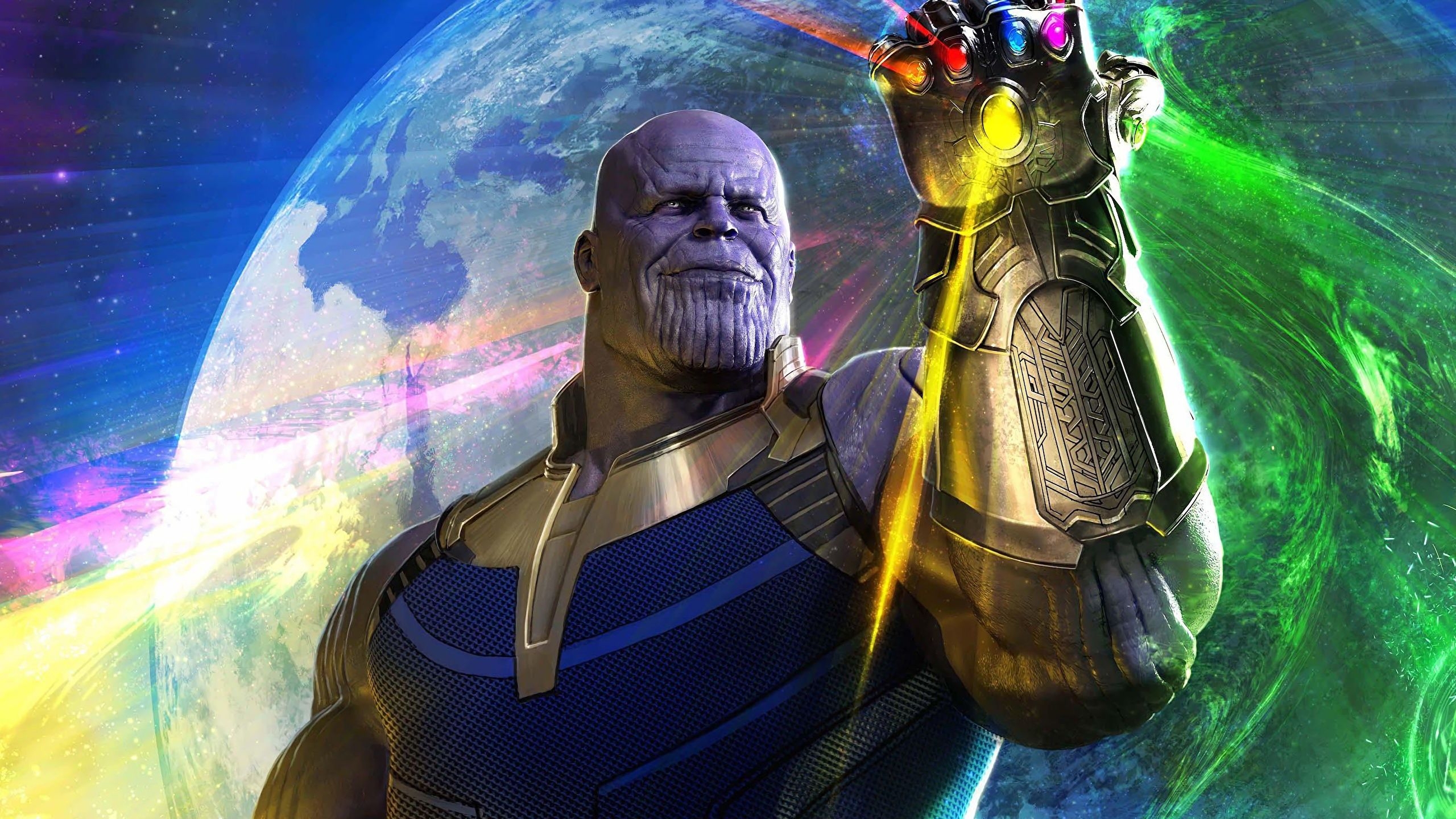 2560x1440 image Avengers: Infinity War Thanos Movies Hands, Desktop