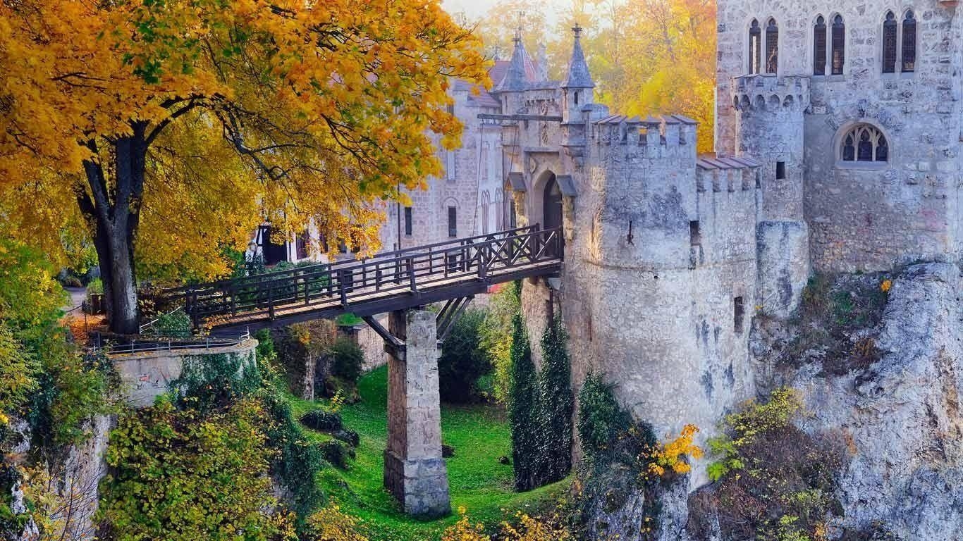 1370x770 Lichtenstein Castle (Württemberg) HD Wallpaper. Background, Desktop