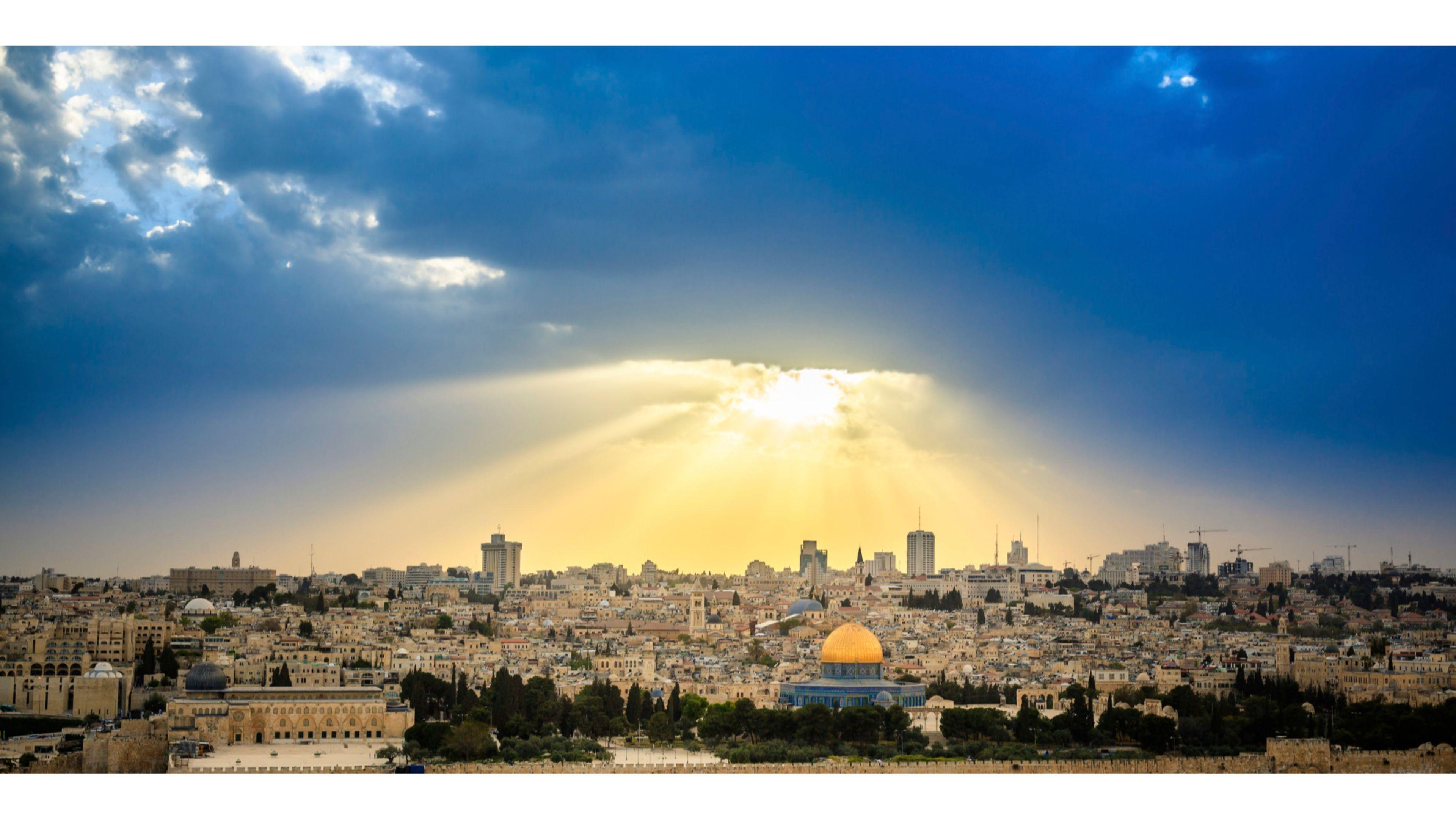 3840x2160 Sunrise Jerusalem Israel 4K Wallpaper. Free 4K Wallpaper, Desktop