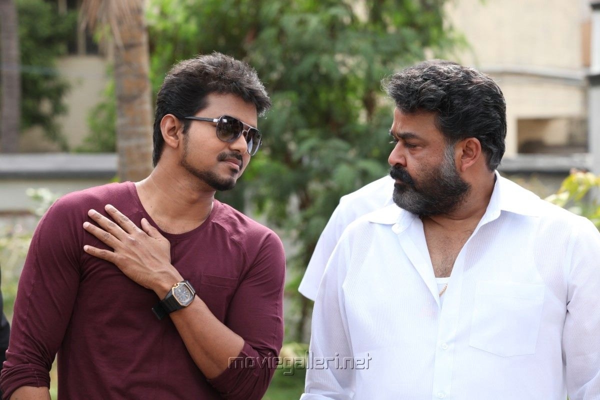 1200x800 Jilla Movie Latest Stills. Vijay. Kajal Agarwal. Mohanlal. New Movie Posters, Desktop