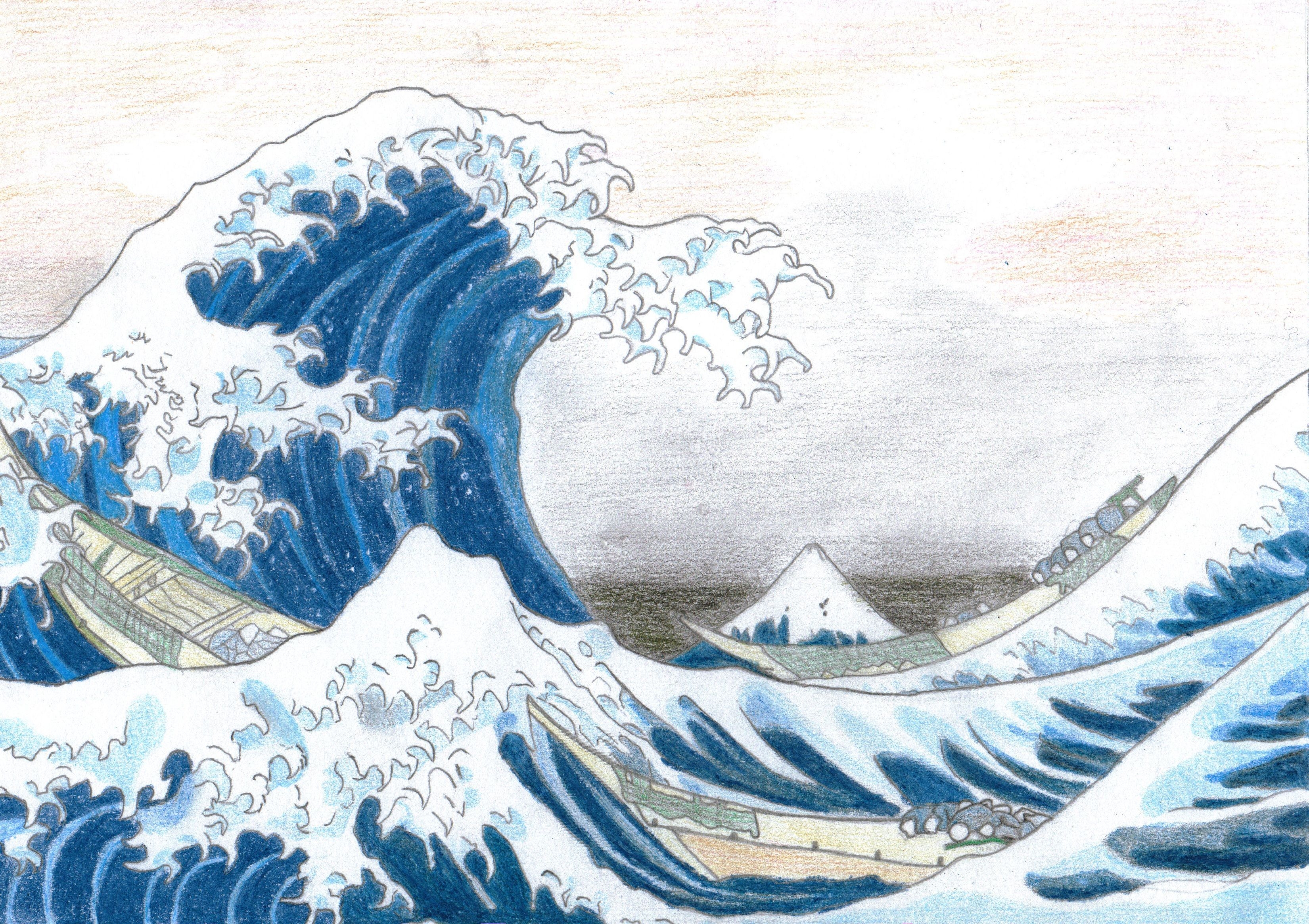 3310x2340 The Great Wave Wallpaper Free The Great Wave Background, Desktop