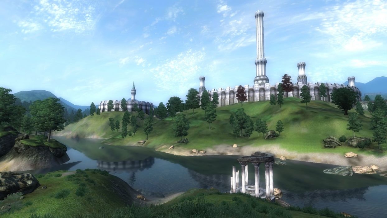 1250x700 Video games landscapes rivers imperial city The Elder Scrolls IV: Oblivion gameplay wallpaperx1080, Desktop