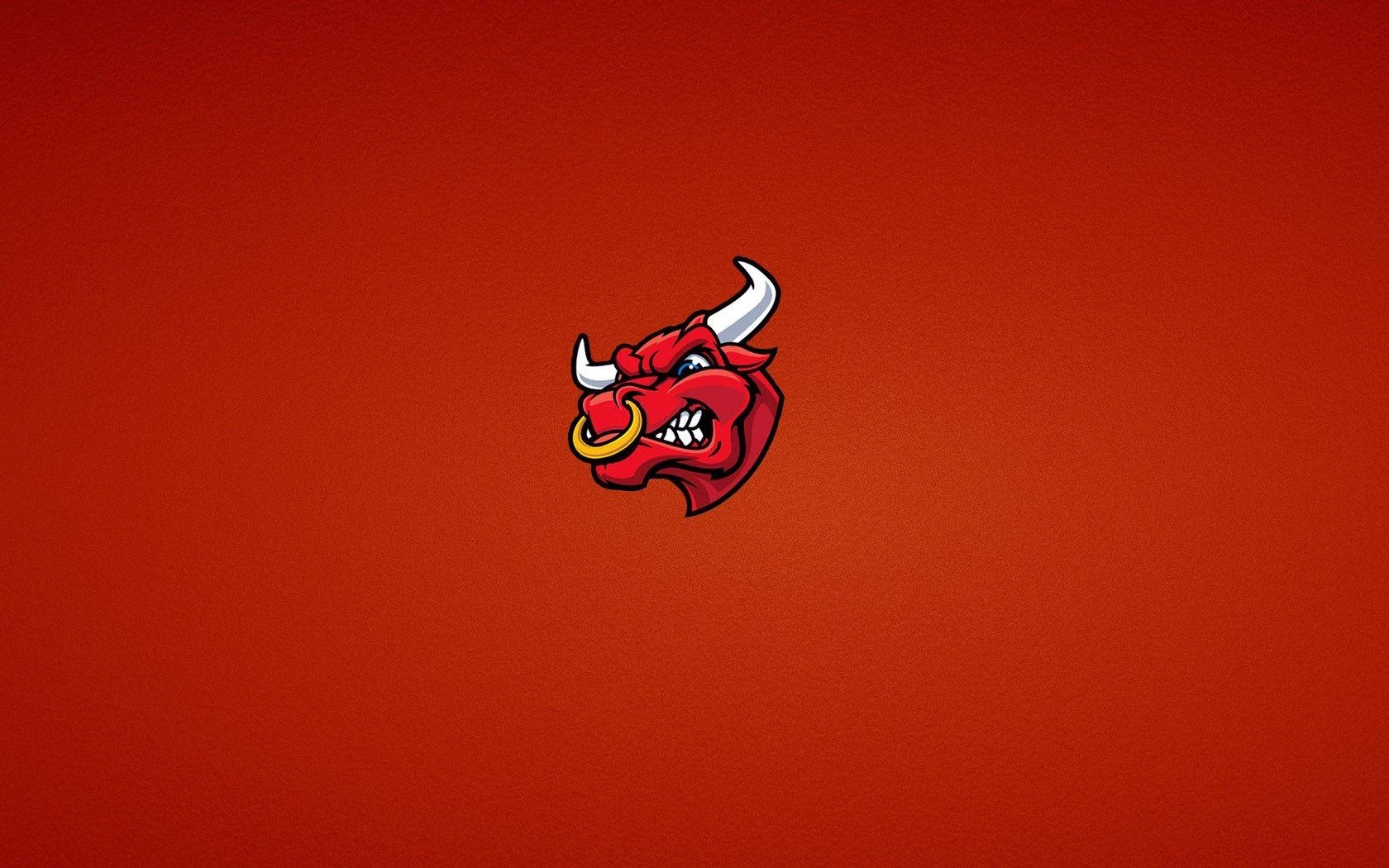 1680x1050 Fiersome Red Bull Illustration Desktop Wallpaper, Desktop