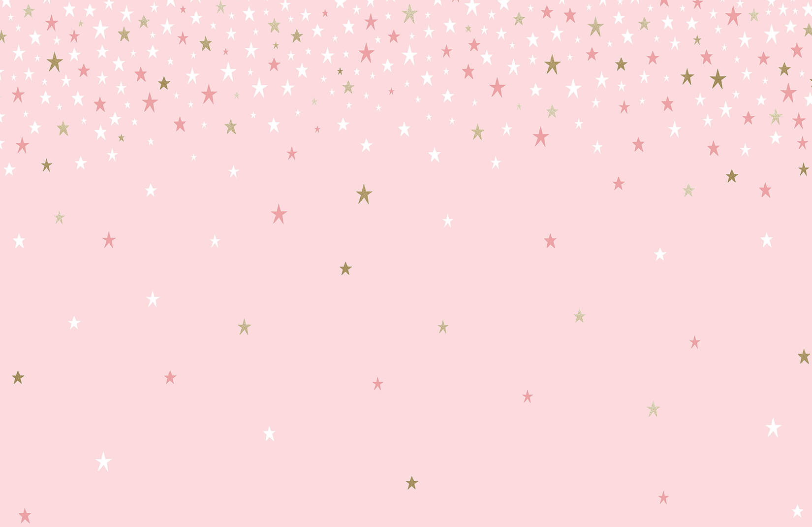 1650x1070 Falling Pink Stars Wallpaper Mural, Desktop