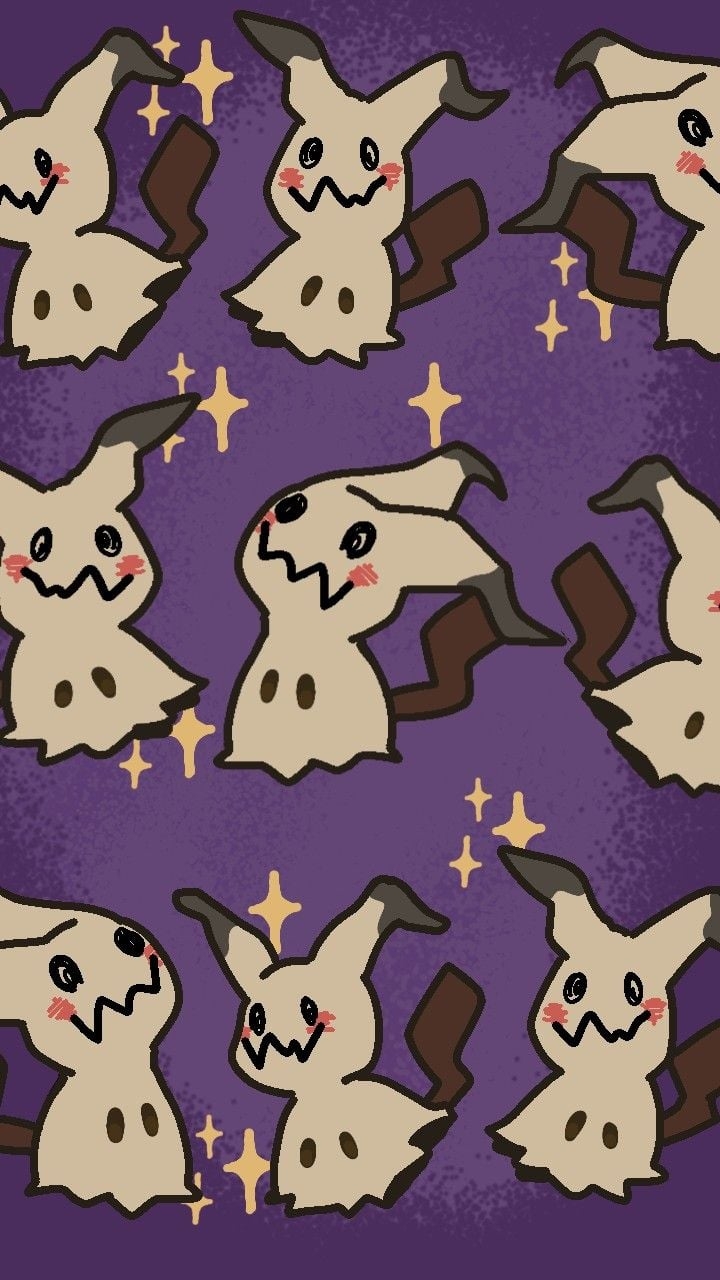 720x1280 Mimikyu Fondo de pantalla. Cool pokemon wallpaper, Ghost pokemon, Kawaii cute wallpaper, Phone