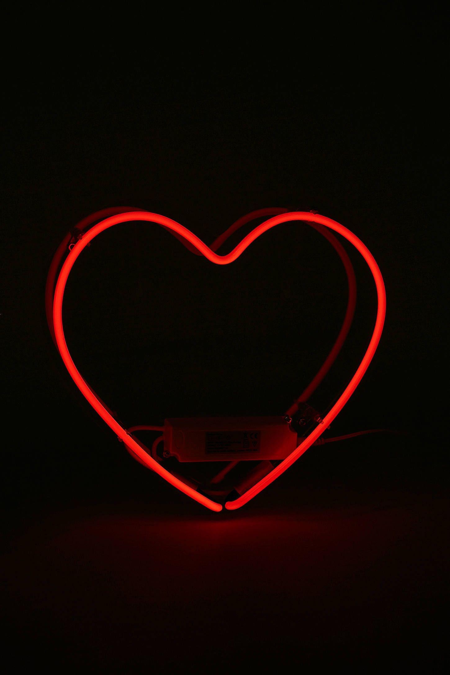 1450x2180 Red Neon Heart Light. Room ideas. Neon heart light, Neon light, Phone