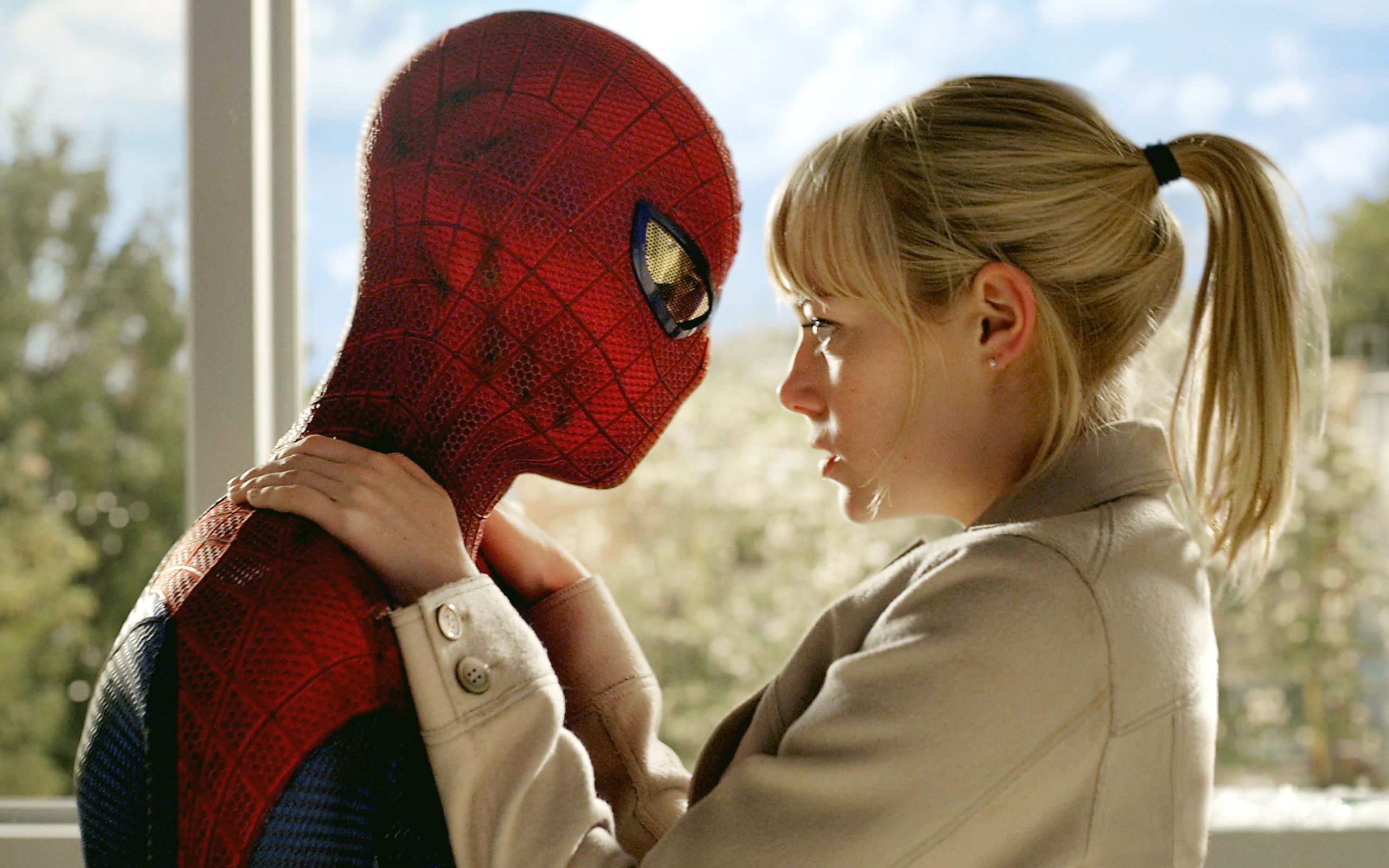 2560x1600 Spider Man and Gwen Stacy Wallpaper in jpg format for free download, Desktop