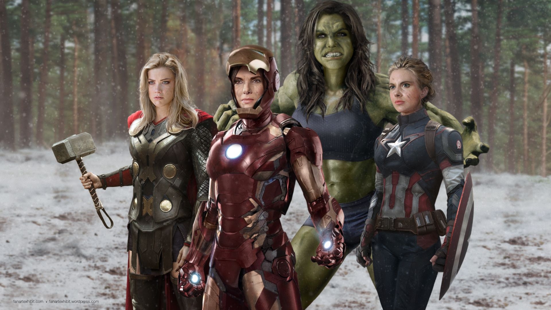 1920x1080 Phase 2 Lady Avengers Wallpaper. Fan Art Exhibit, Desktop