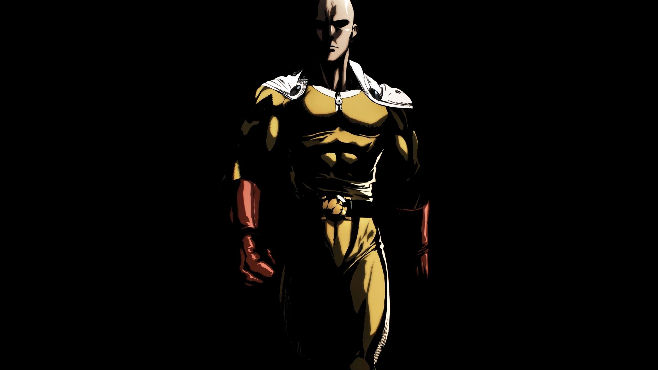 2560x1440 Download  Wallpaper Anime, Saitama, One Punch Man, Dual, Desktop