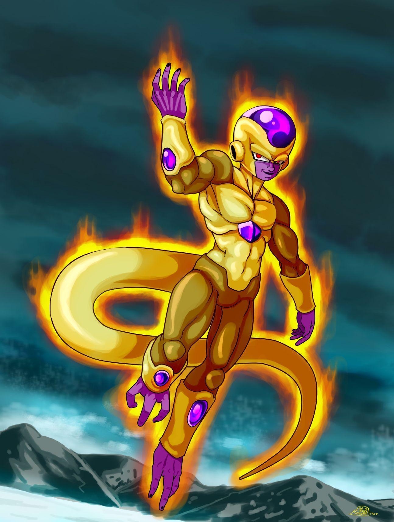 1300x1720 Golden Frieza Wallpaper, Phone