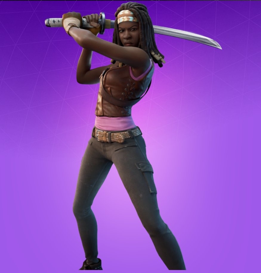 880x920 Michonne Fortnite wallpaper, Phone