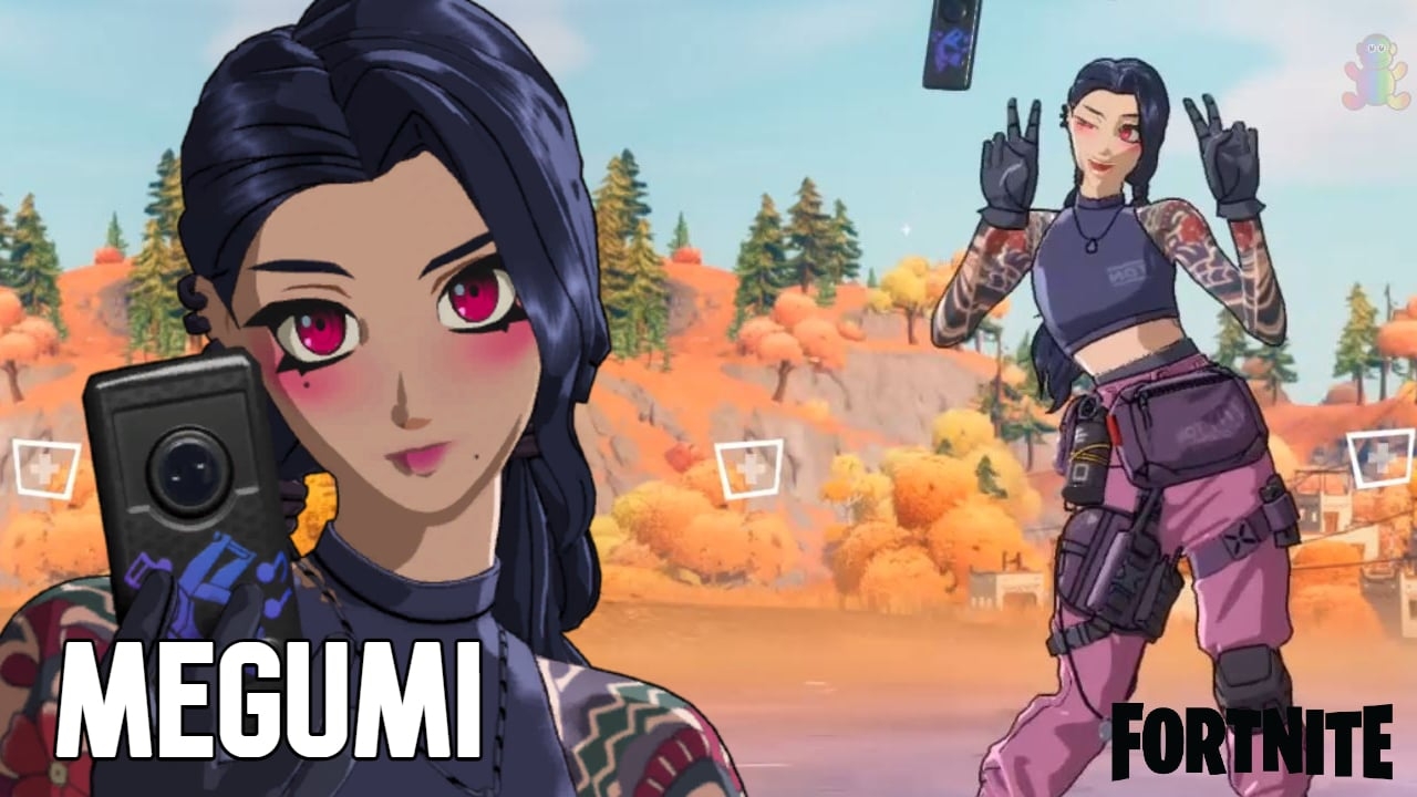 1280x720 Megumi Fortnite wallpaper, Desktop