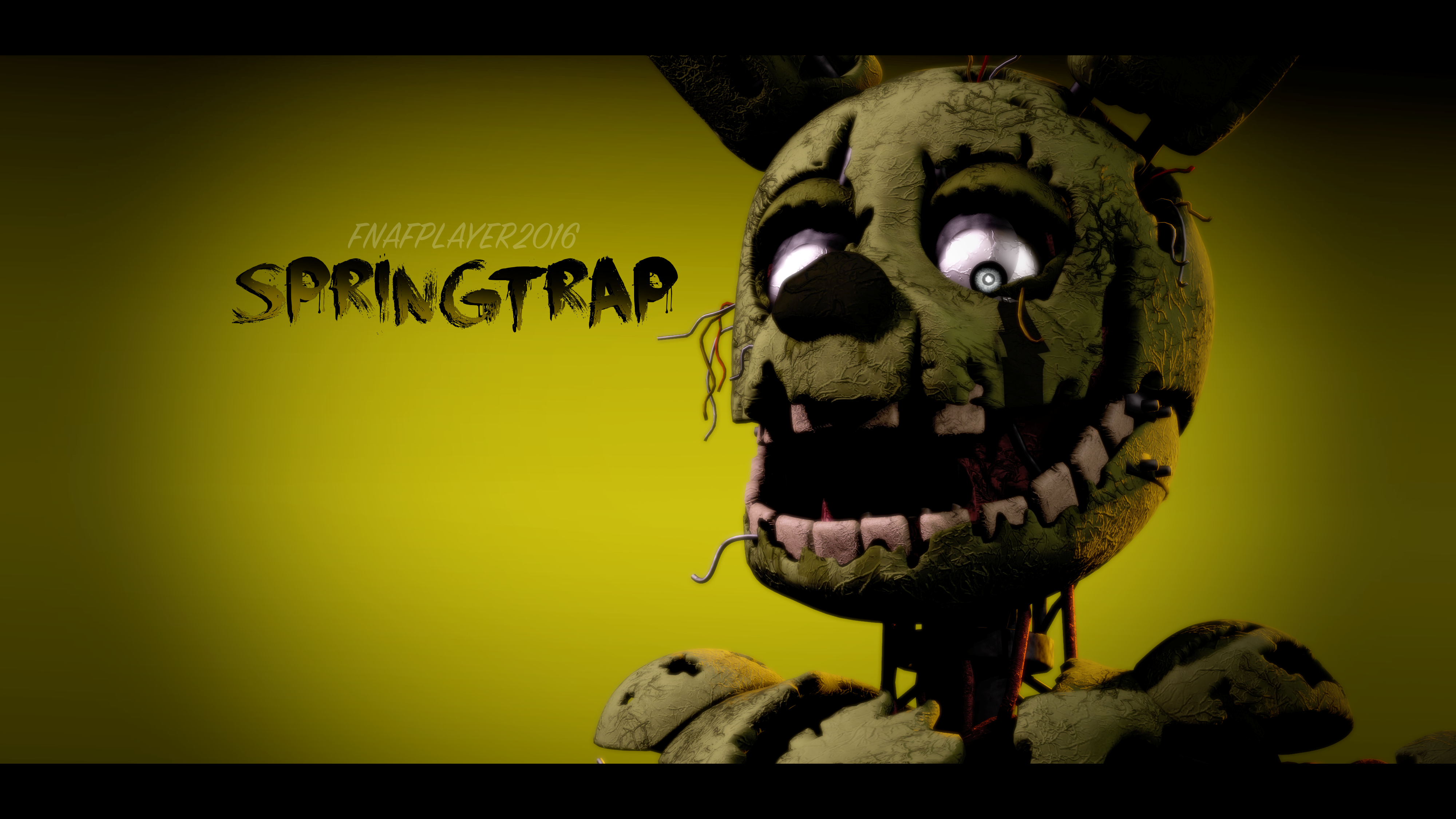 4000x2250 SFM FNaF Springtrap Wallpaper (4K), Desktop