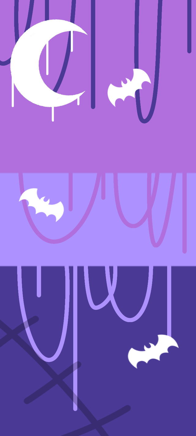 640x1430 Hi! First post on reddit, i saw some cool halloween themed pride flags and i wanted to make some as wallpaper! These are the bisexual flag and the sun & moon bisexual, Phone