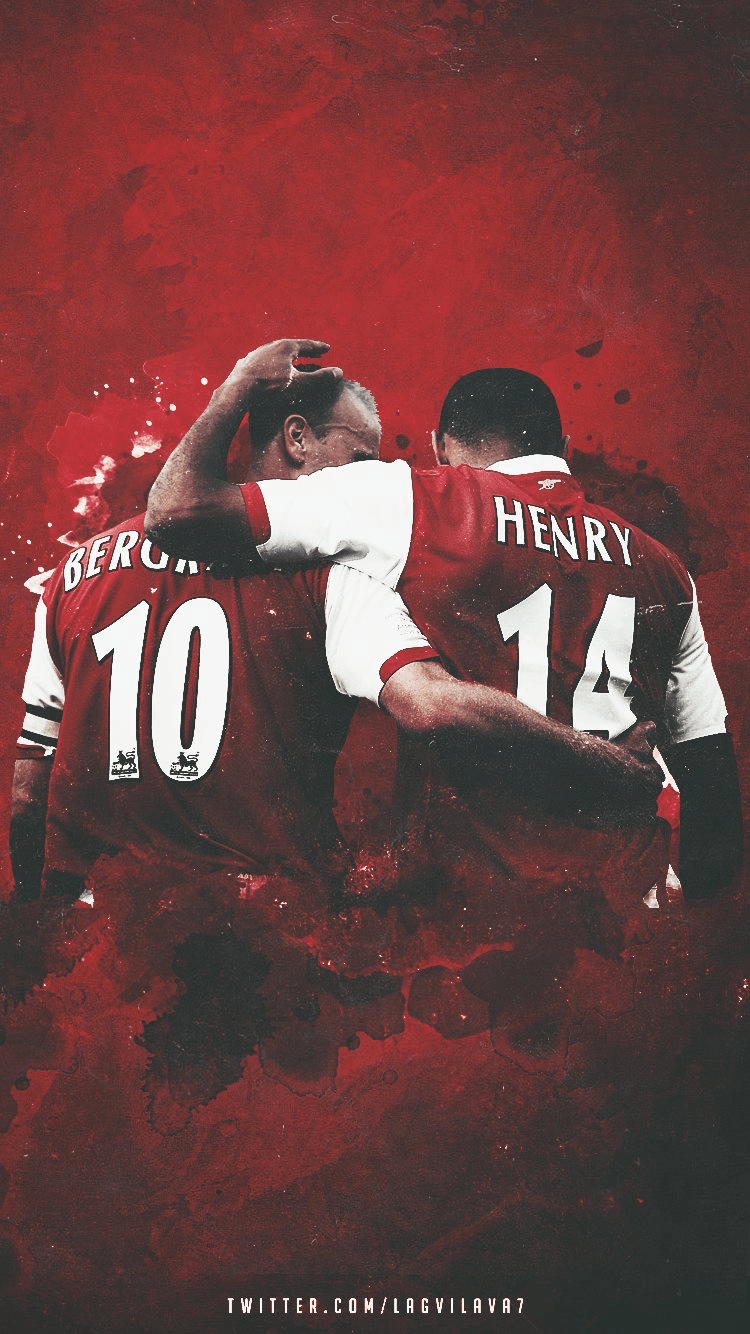 750x1340 Bergkamp & Henry. Arsenal. Arsenal wallpaper, Arsenal football, Phone