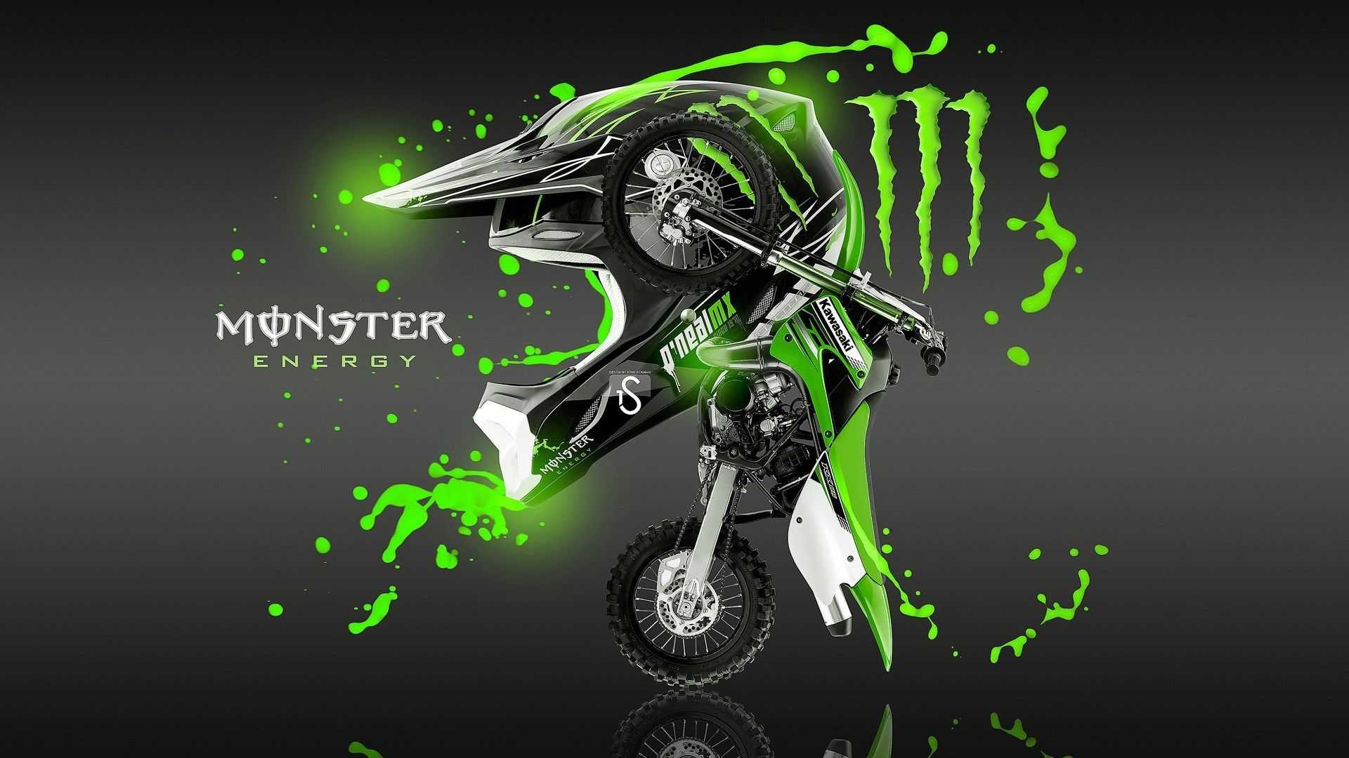1920x1080 Monster Dirt Bike Wallpaper Free HD Wallpaper, Desktop