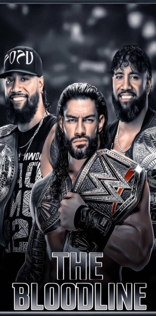 630x1280 WWE The Bloodline wallpaper, Phone