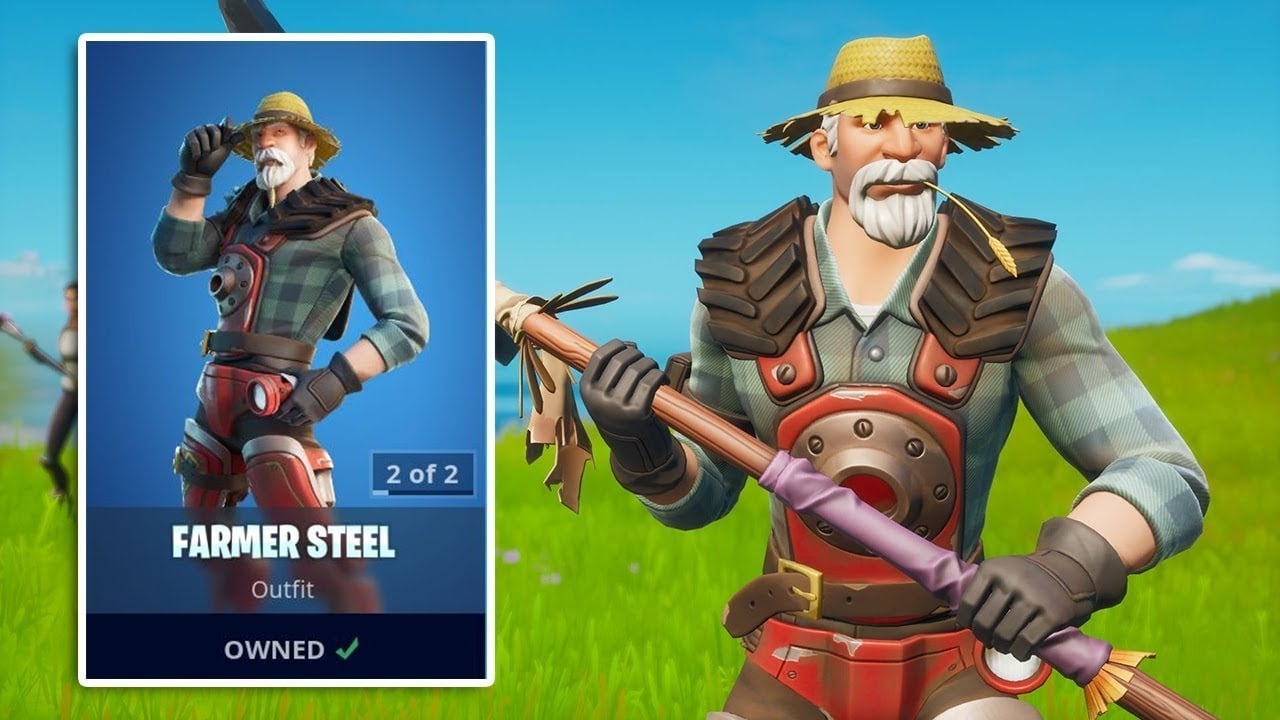 1280x720 Farmer Steel Fortnite wallpaper, Desktop