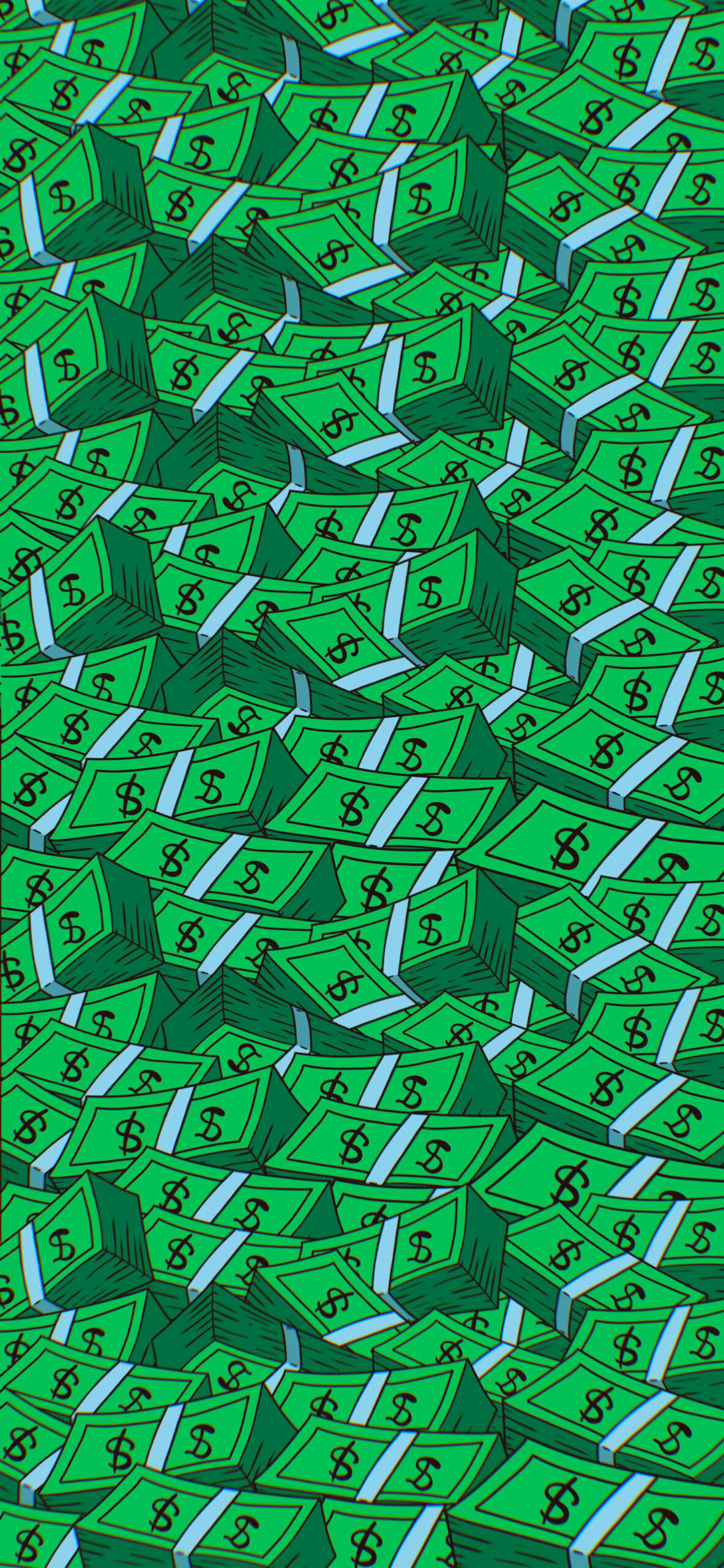 1190x2560 Green Money Wallpaper for iPhone & Android, Phone