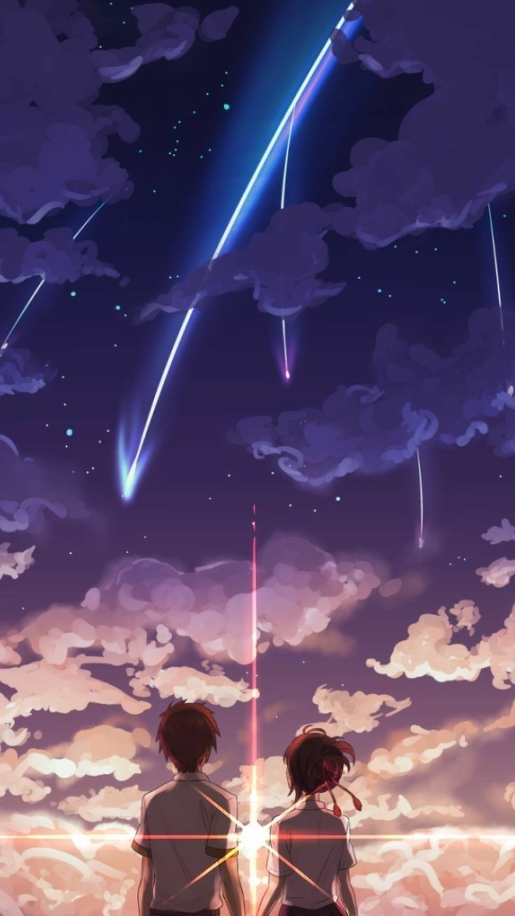 740x1310 Anime World. Anime background wallpaper, Your name anime, Cute anime wallpaper, Phone