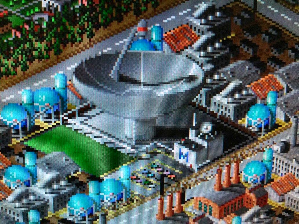 1040x780 SIMCITY 2000 Microwave Power Plant, Desktop