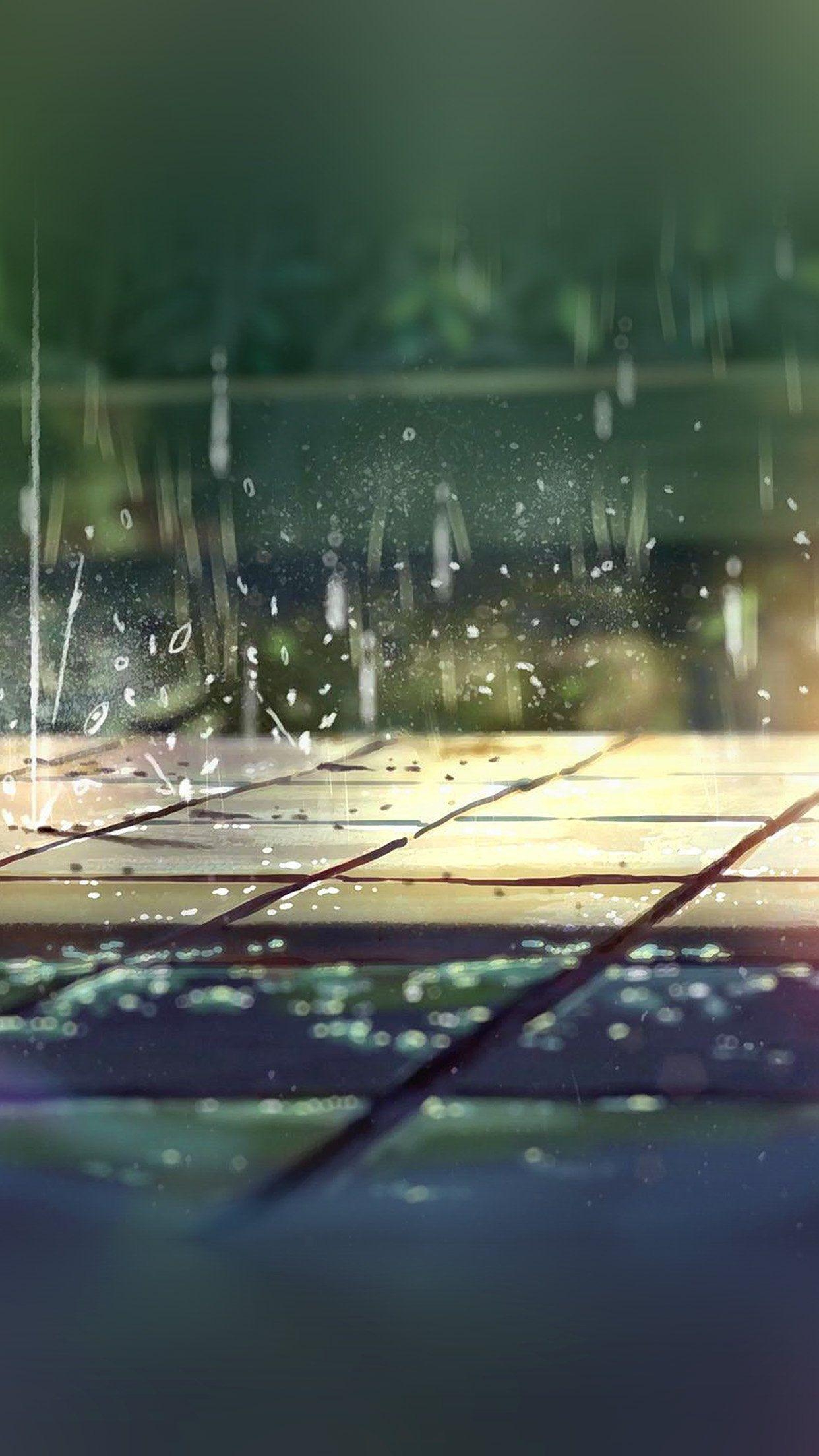 1250x2210 I Love Papers. rainning illustration anime art nature, Phone