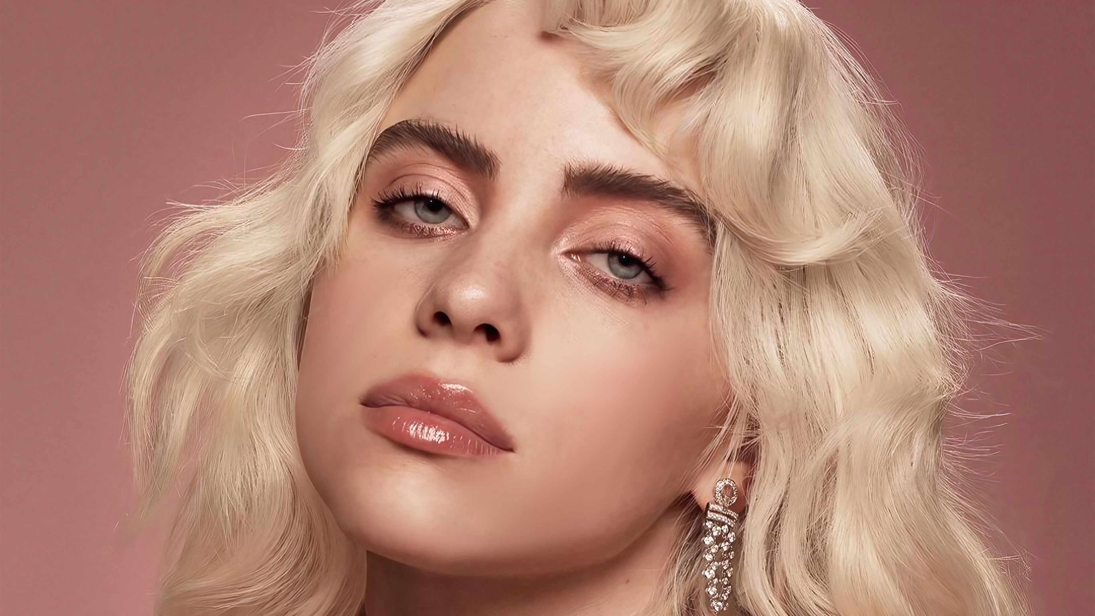 3840x2160 billie eilish, blonde, vogue, 4k, pc Gallery HD Wallpaper, Desktop