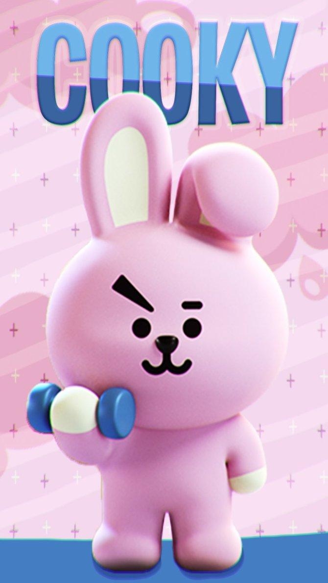 670x1200 BT21 Cooky Wallpaper, Phone