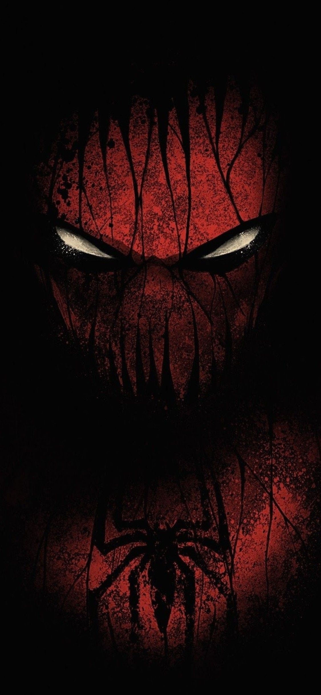 1130x2440 Red Black Spiderman iPhone XS, iPhone iPhone X HD 4k, Phone