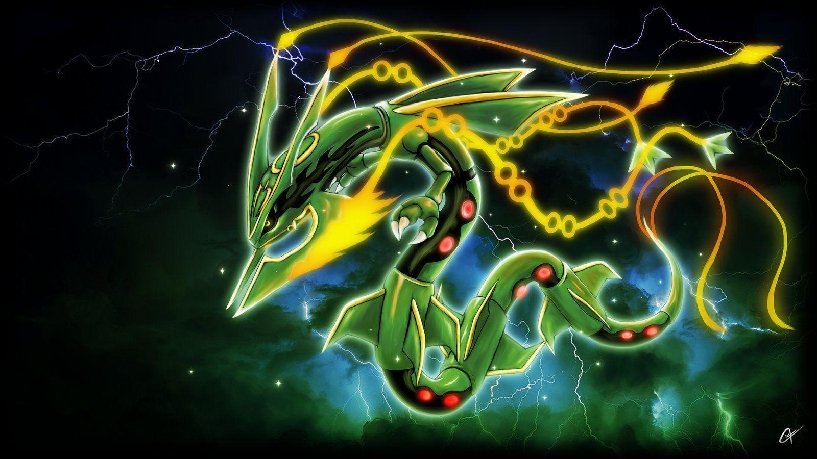 1600x900 Mega RAYQUAZA! By Chenks R, Desktop