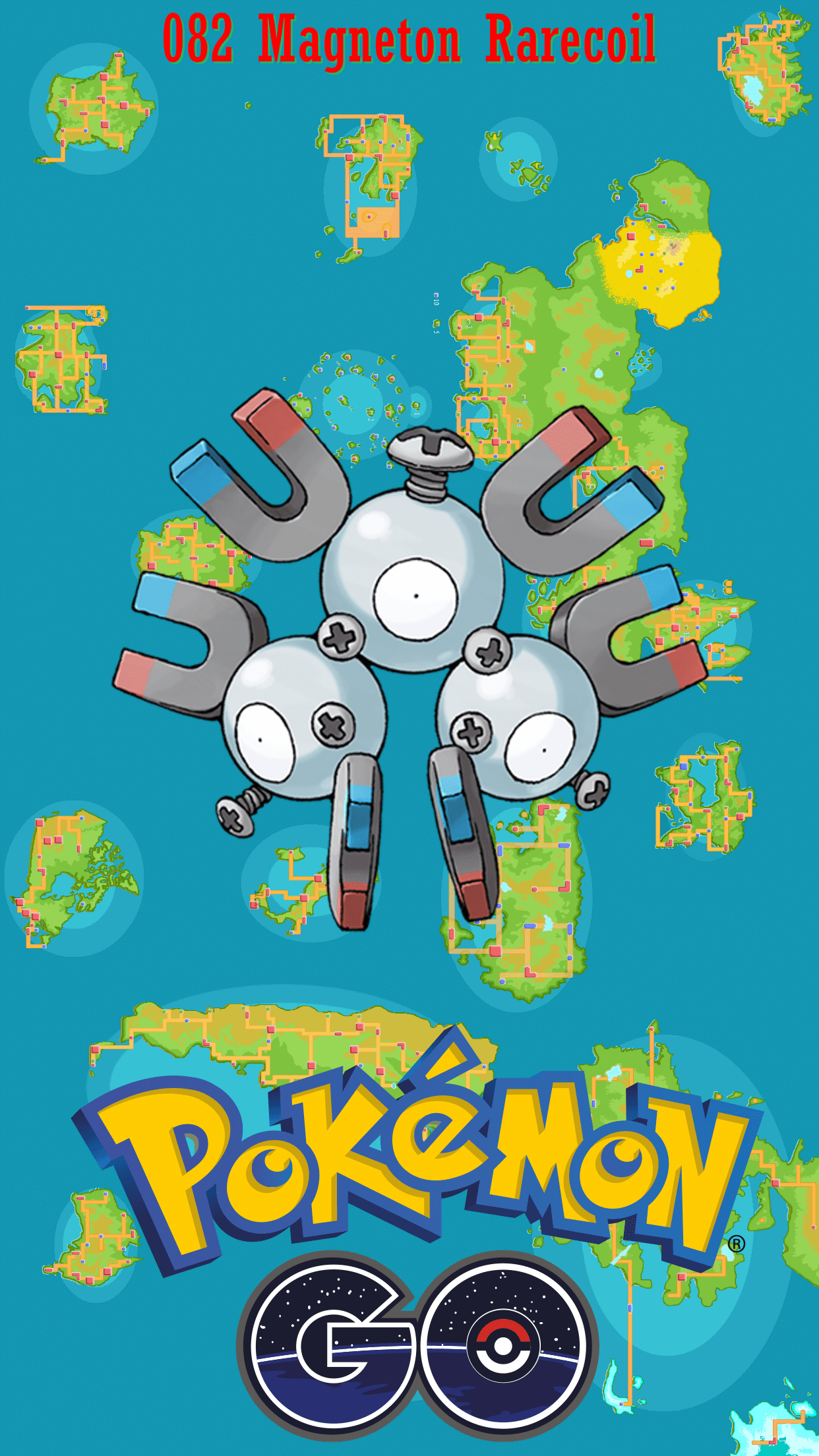 1250x2210 Street Map Magneton Rarecoil, Phone