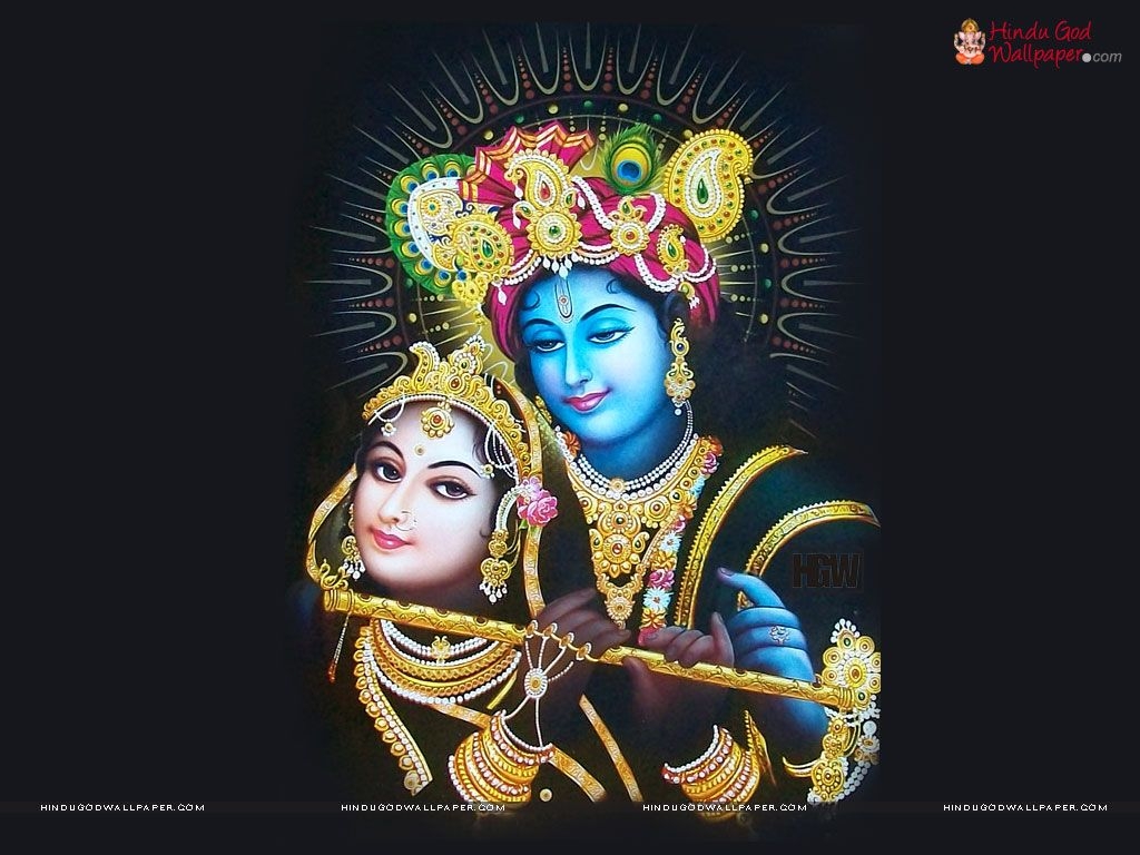 1030x770 Shree Krishna Black Wallpaper for Desktop, Desktop