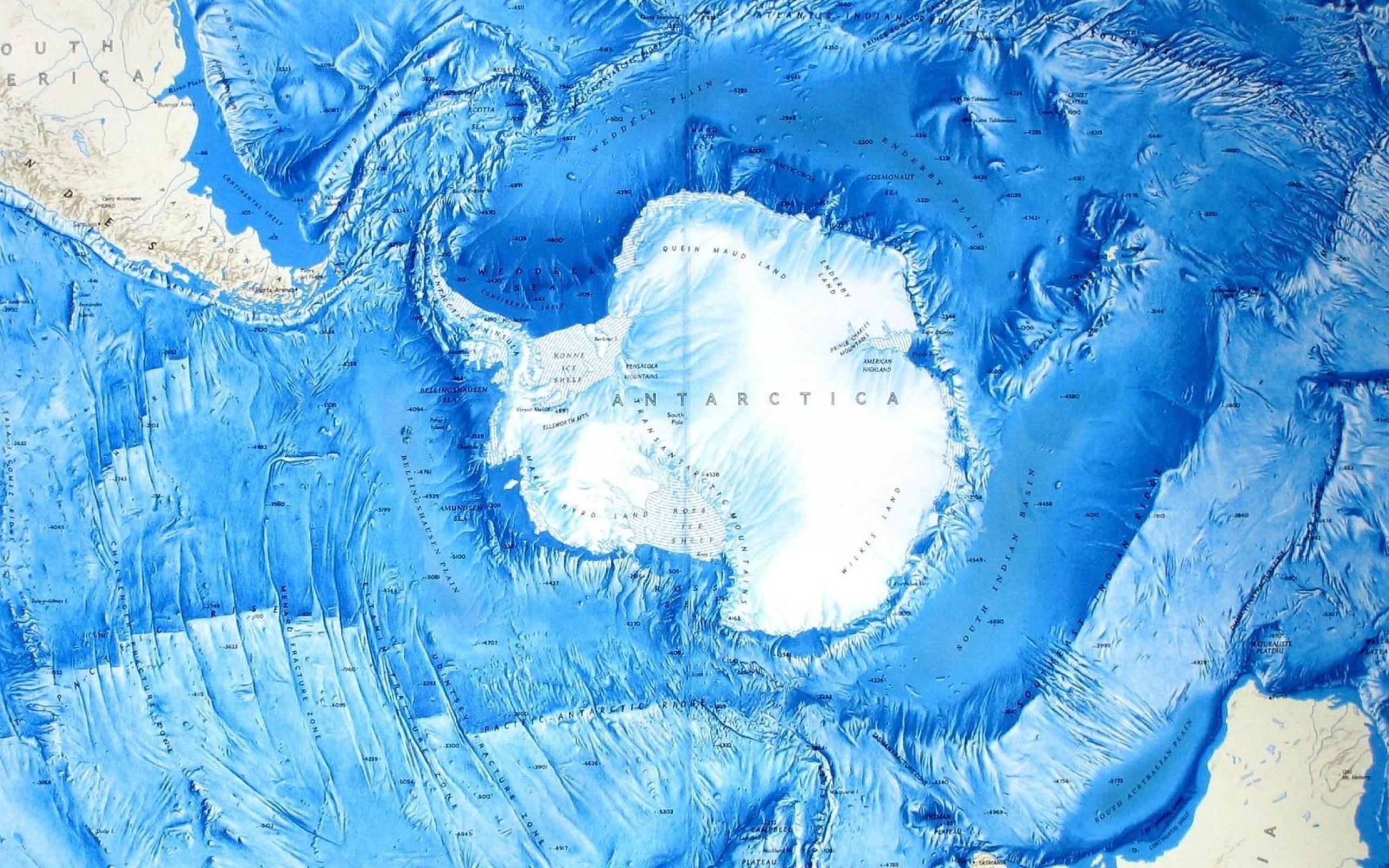 2560x1600 Download wallpaper Antarctica, eternal ice, South Pole, oceans, Desktop