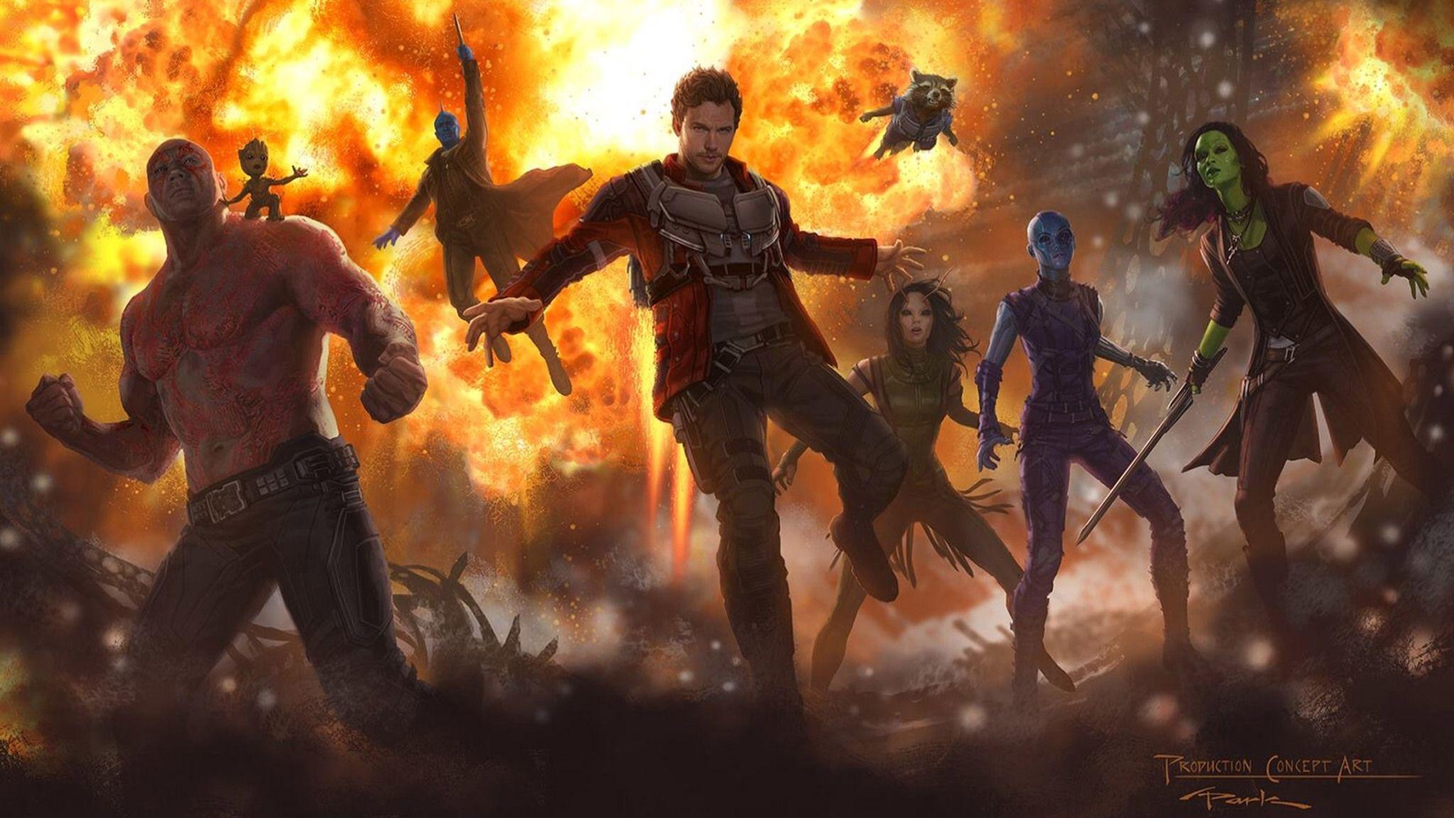 2050x1160 Download Guardians of the Galaxy Vol 2 Concept Art HD 4k, Desktop