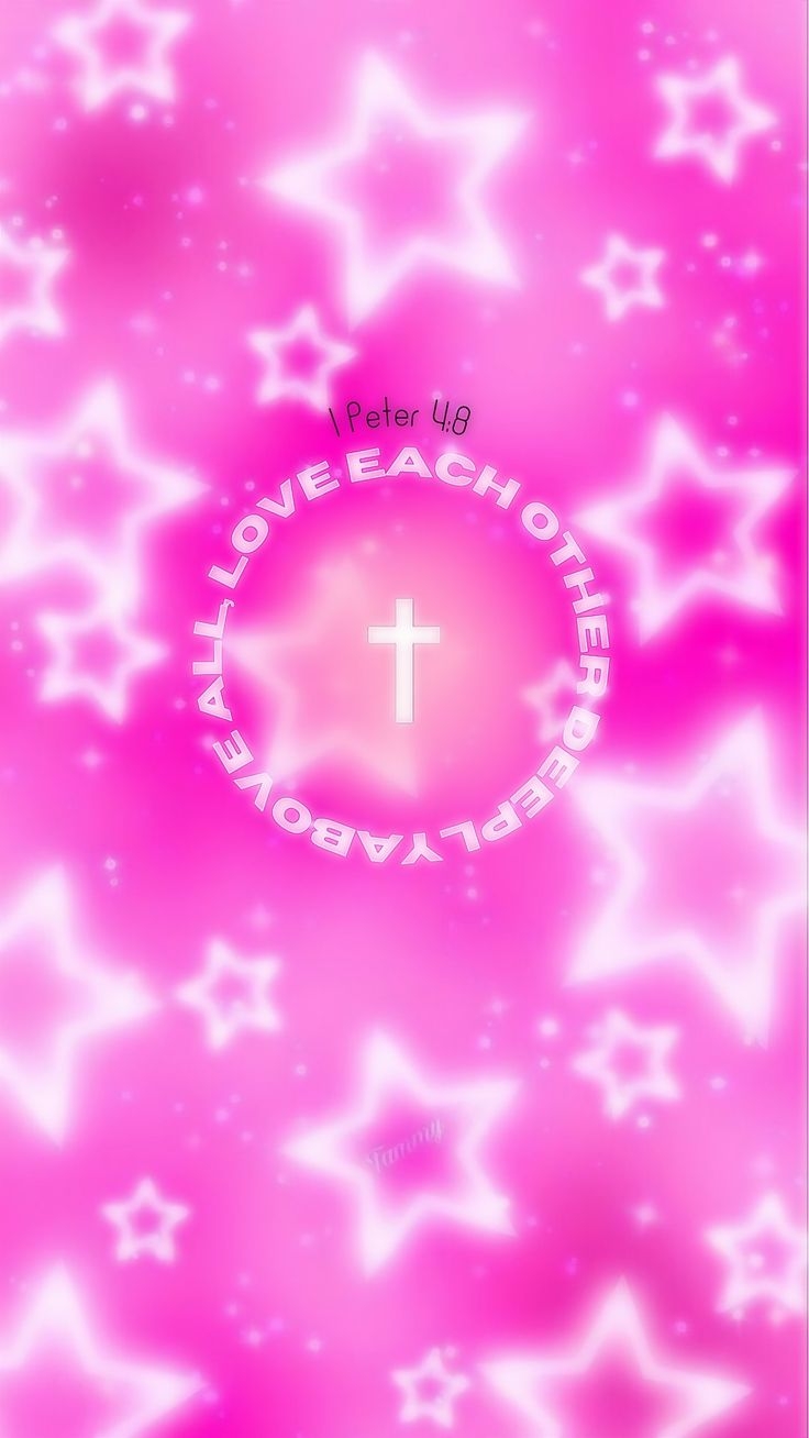 740x1310 Christian Y2K Wallpaper: Love Each Other, Phone