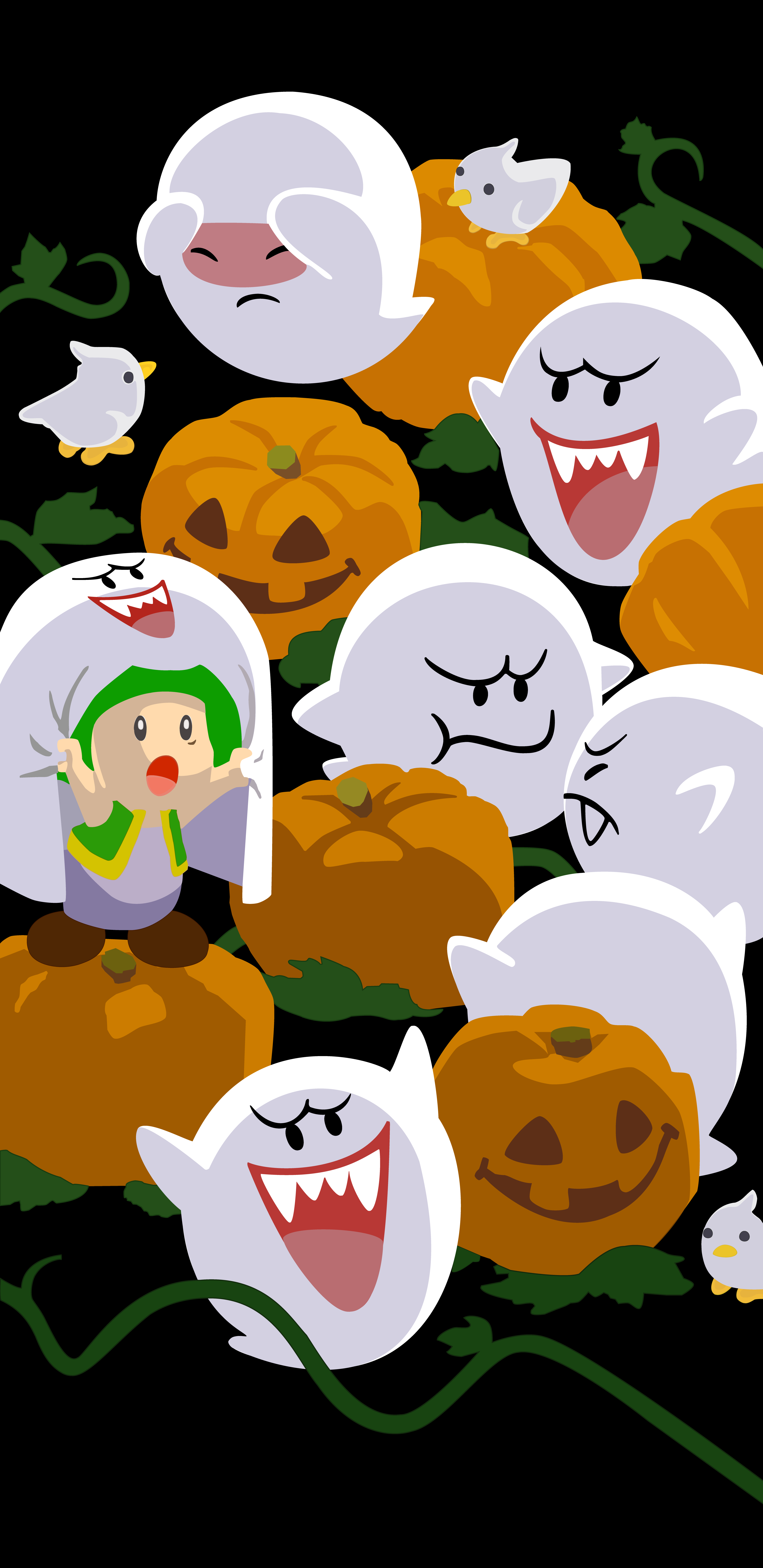 4320x8880 Halloween Wallpaper from Nintendo Japan.: NintendoSwitch, Phone