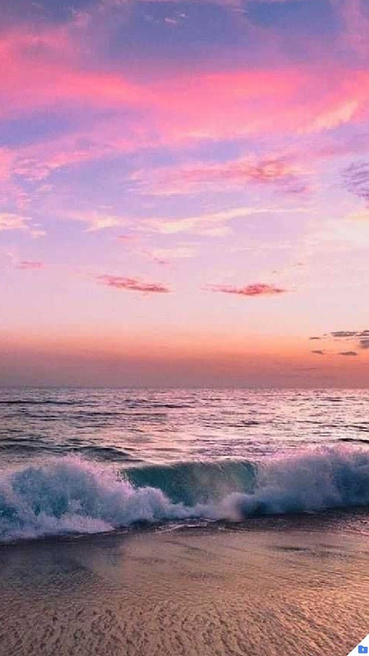 720x1280 Wallpaper beach. Beautiful wallpaper, Sunset, Pink sunset, Phone