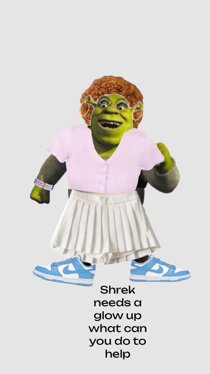 740x1310 #glowup #preppy #shrek, Phone