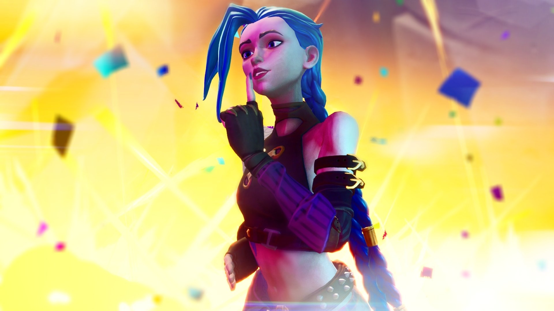 1920x1080 Arcane Jinx Fortnite wallpaper, Desktop