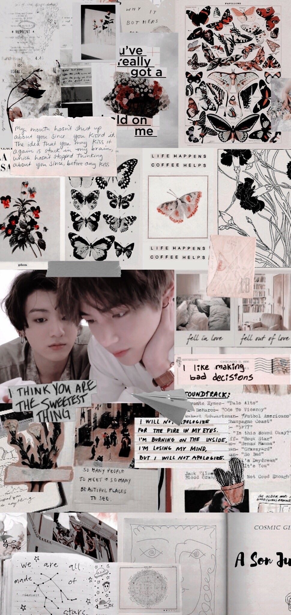 970x2050 Taekook Aesthetic Wallpaper Credits To Twitter Lockszcreenbts © #Jungkook #Taehyung #V #Taekook. Bts Wallpaper, Taekook, Aesthetic Wallpaper, Phone