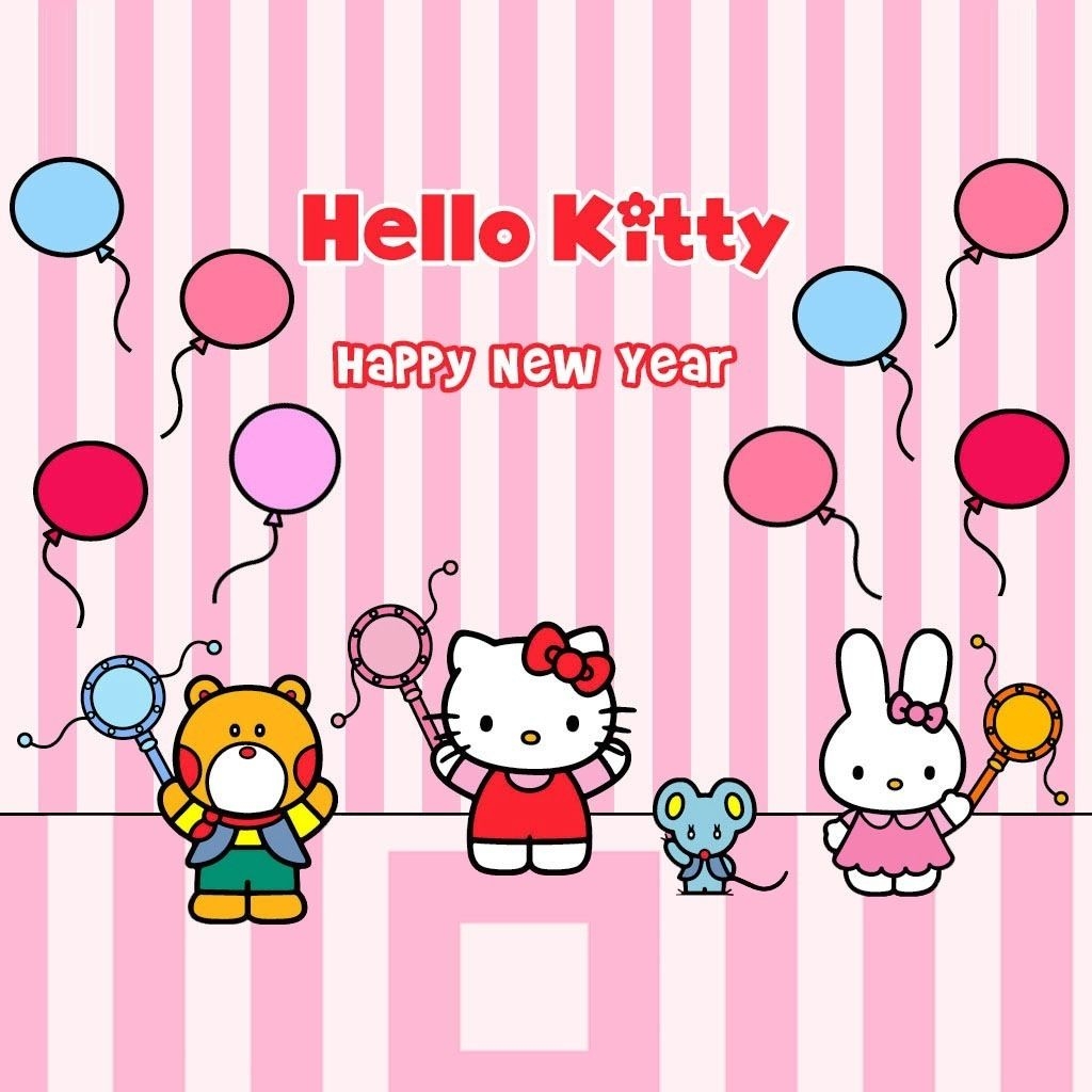 1030x1030 Sanrio Hello Kitty Happy New Year!. Hello kitty, Hello kitty wallpaper, Hello kitty christmas, Phone