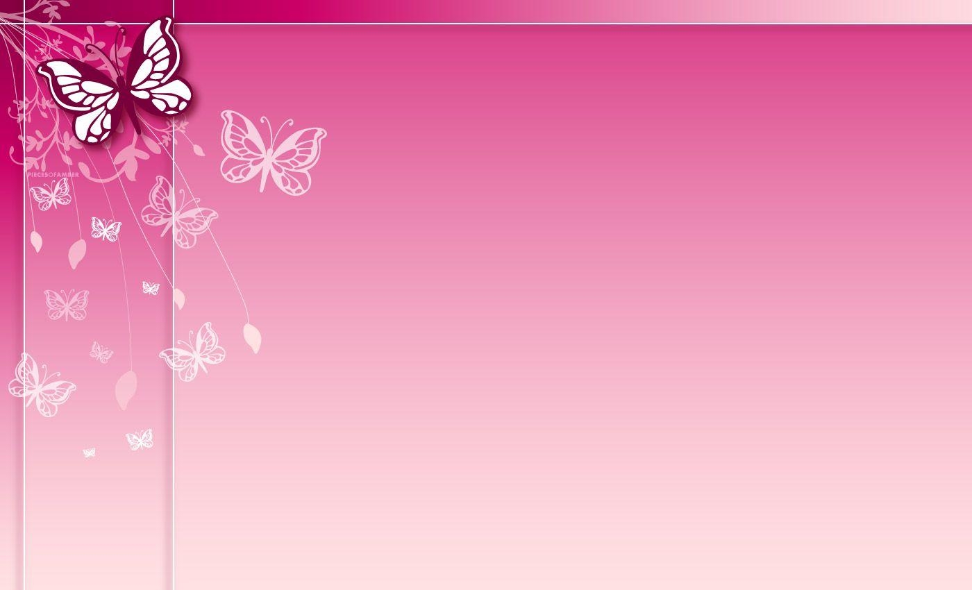 1400x850 Pink Butterfly Wallpaper 10335 HD Wallpaper in Cute, Desktop